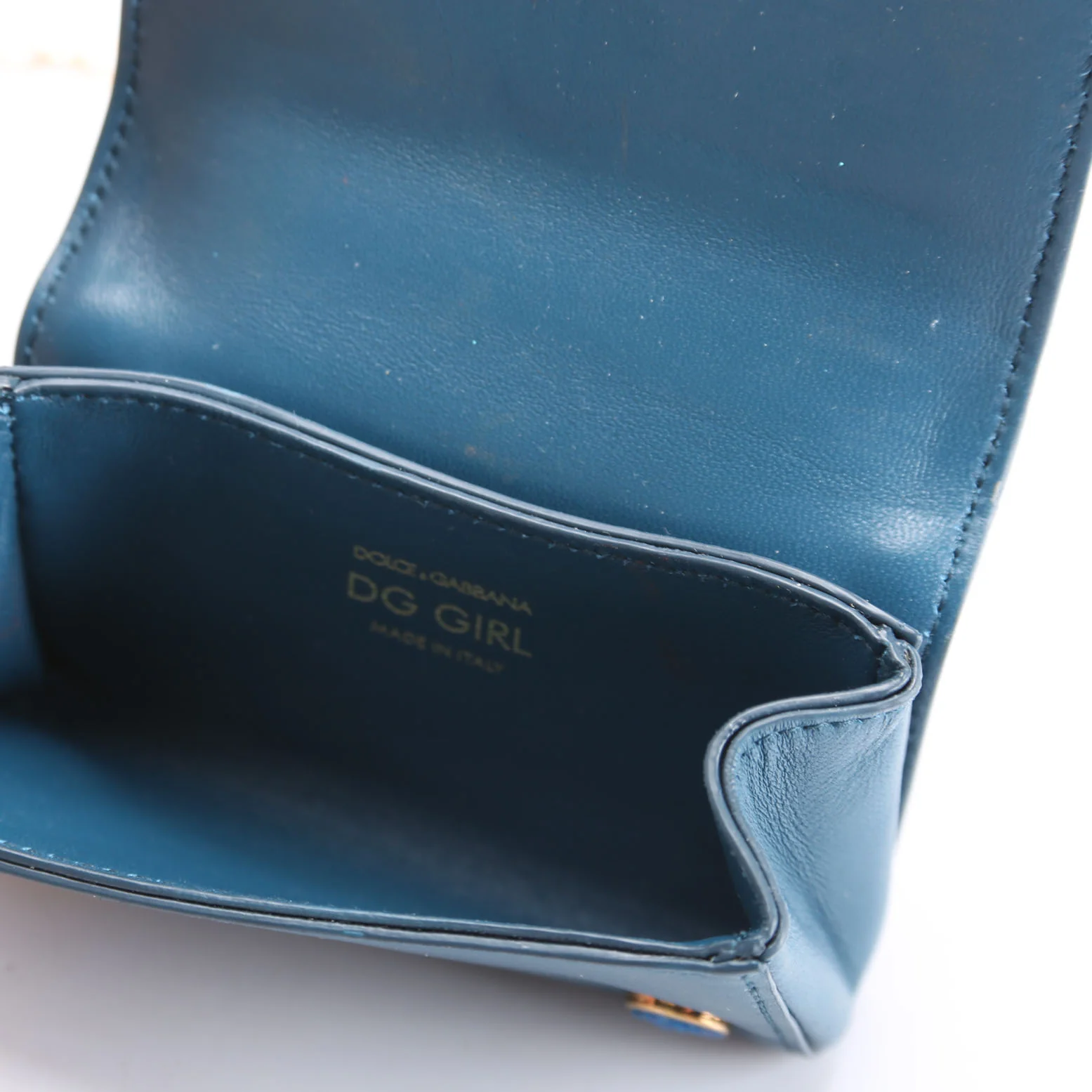 DG Girls Micro Shoulder Bag Blue - Image 5