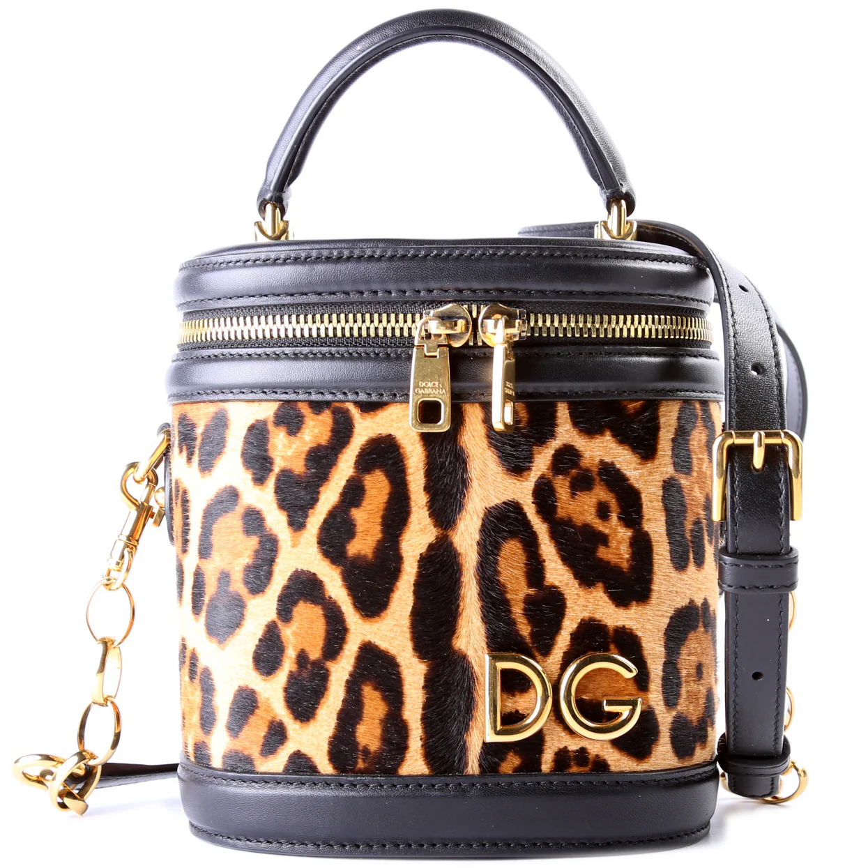 DG Girls Mini Top Handle Bag Calfhair