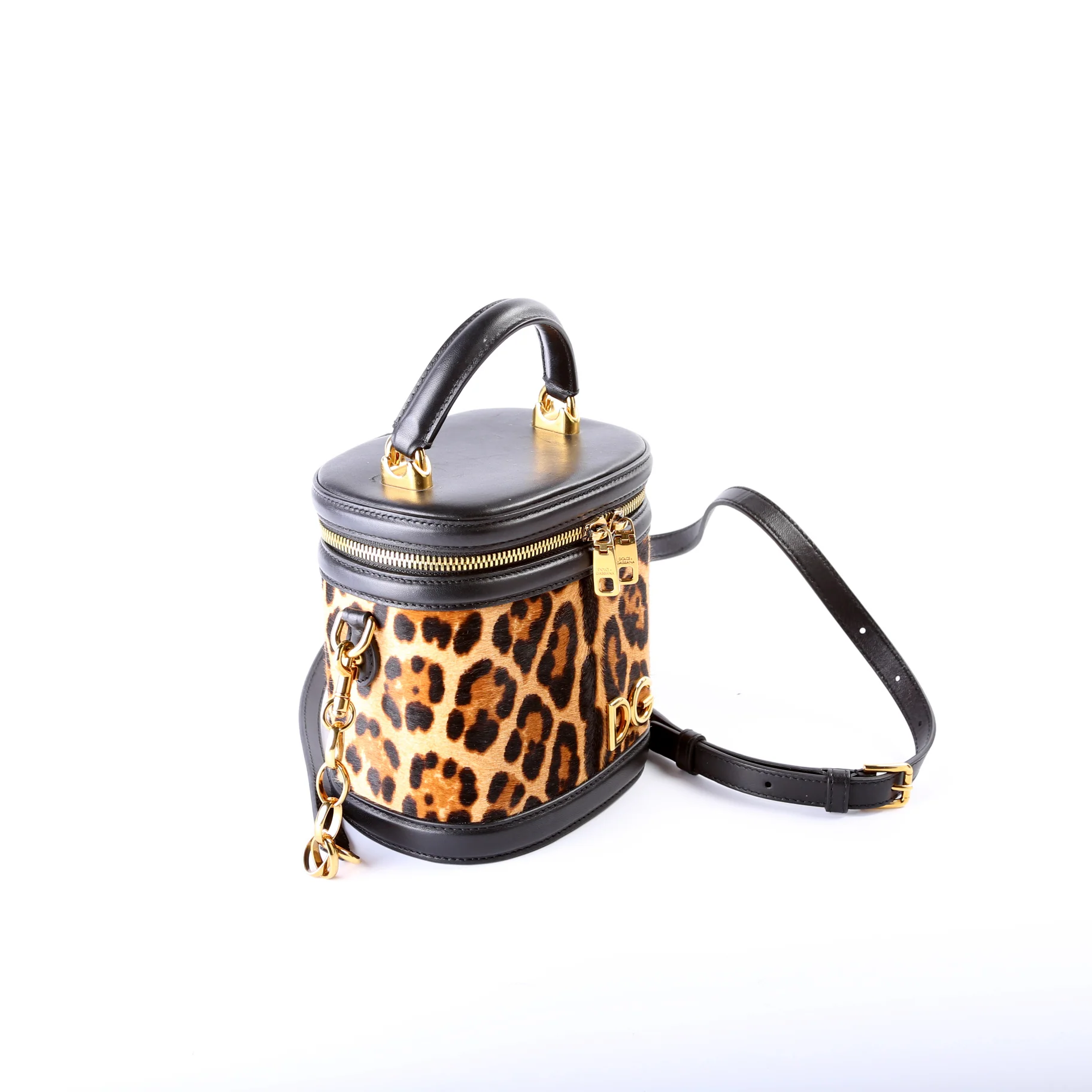 DG Girls Mini Top Handle Bag Calfhair - Image 2