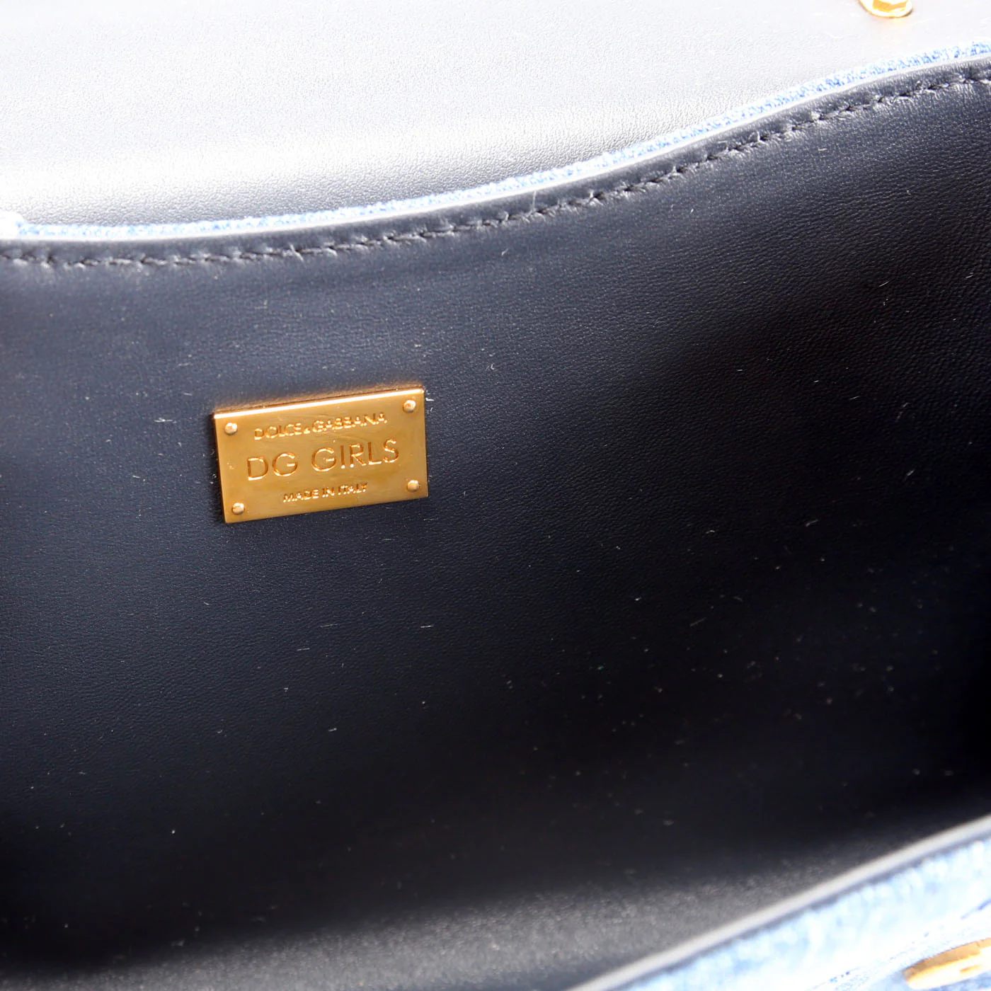 DG Girls Shoulder Bag Denim - Image 8