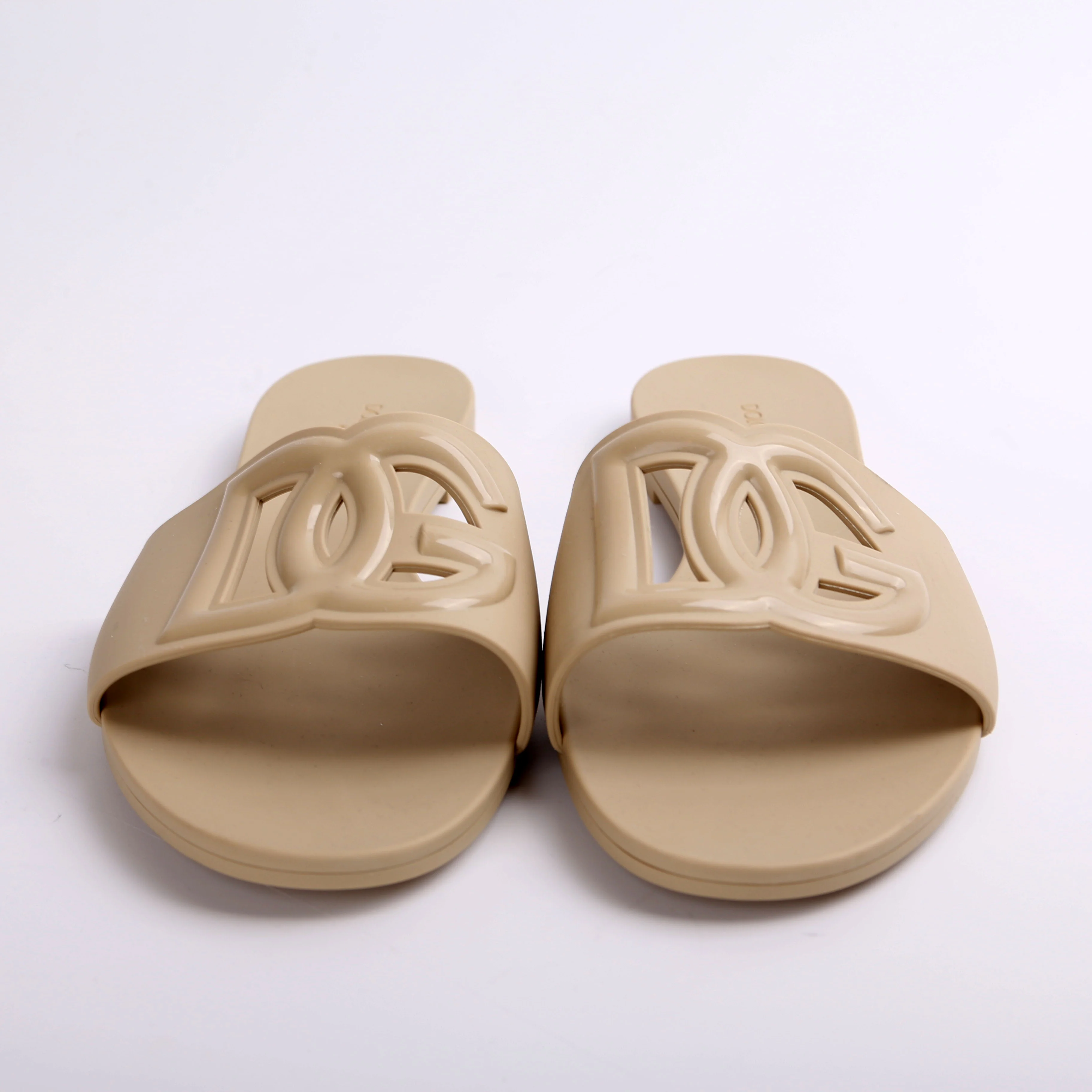 DG Logo Rubber Beachwear Slides Size 40 - Image 2