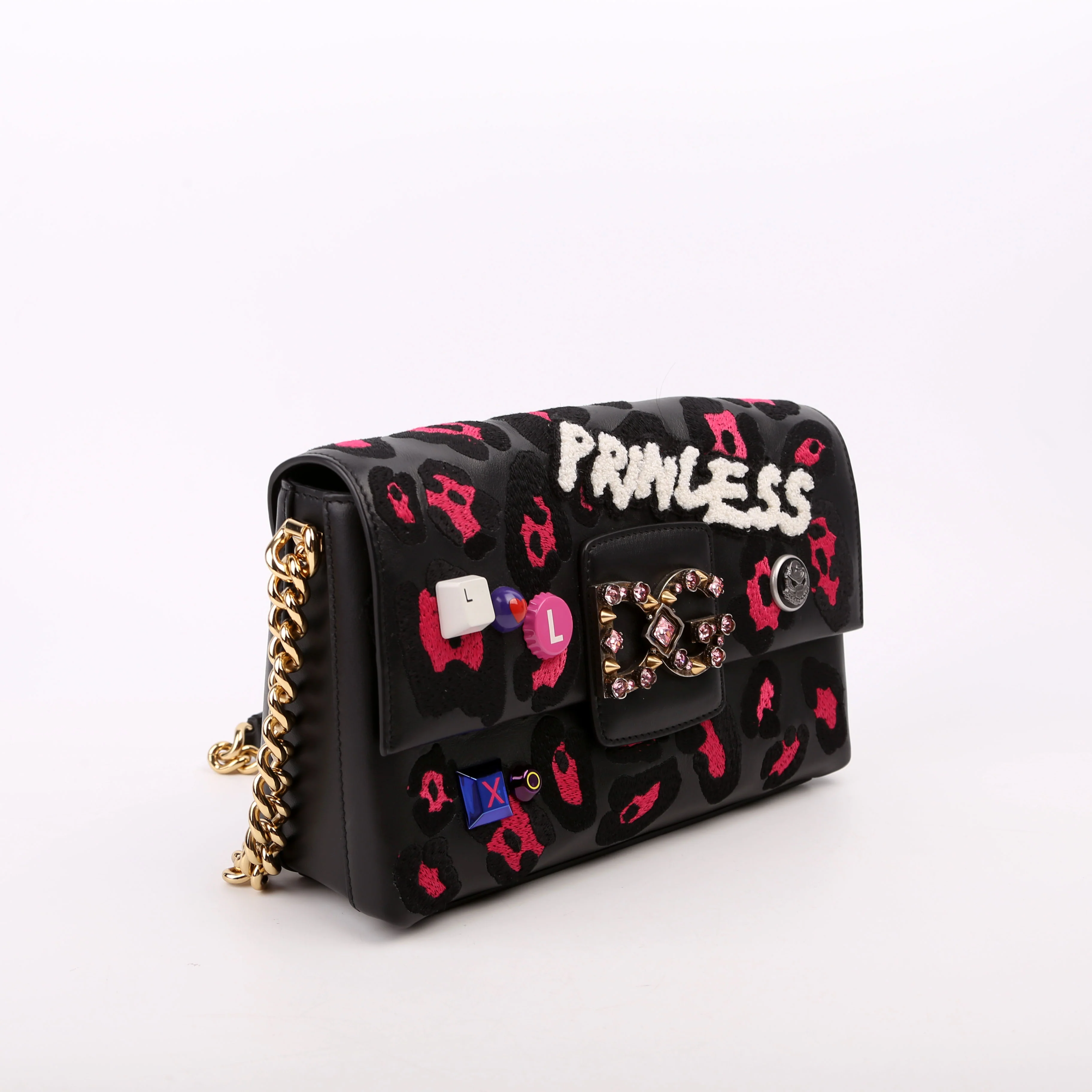 DG Princess Crossbody Bag Black/Pink - Image 2
