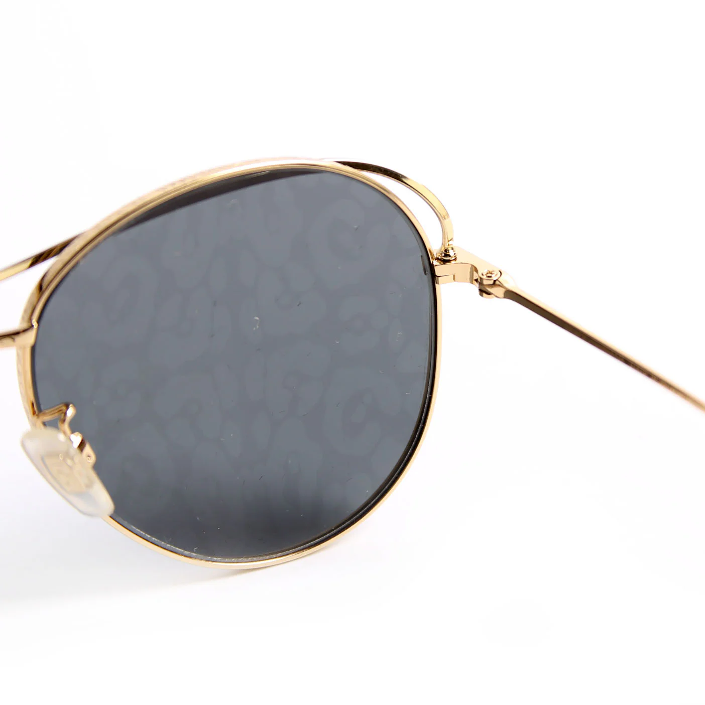 DG2261 Aviator Sunglasses Black/Gold - Image 7