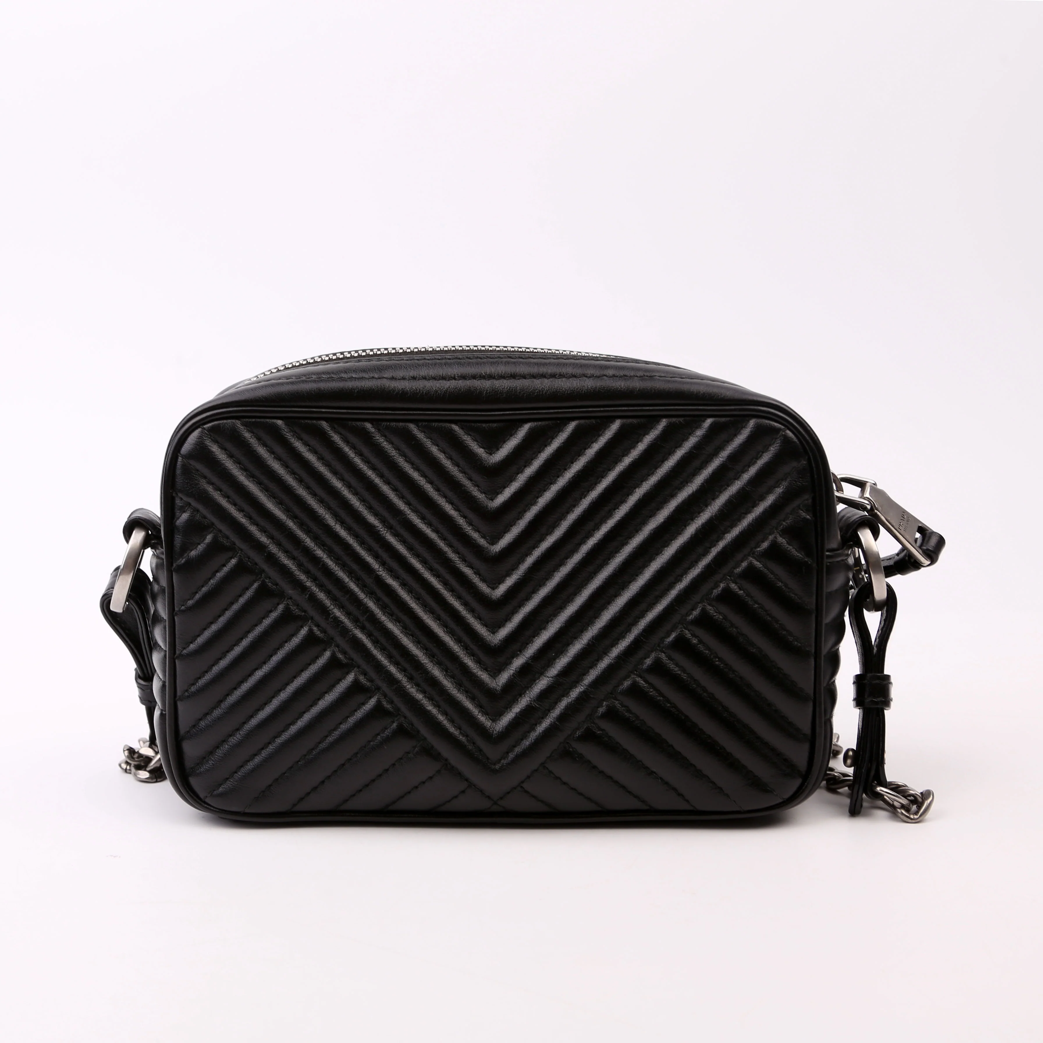 Diagramme Camera Bag Soft Calfskin Impunture Black - Image 3
