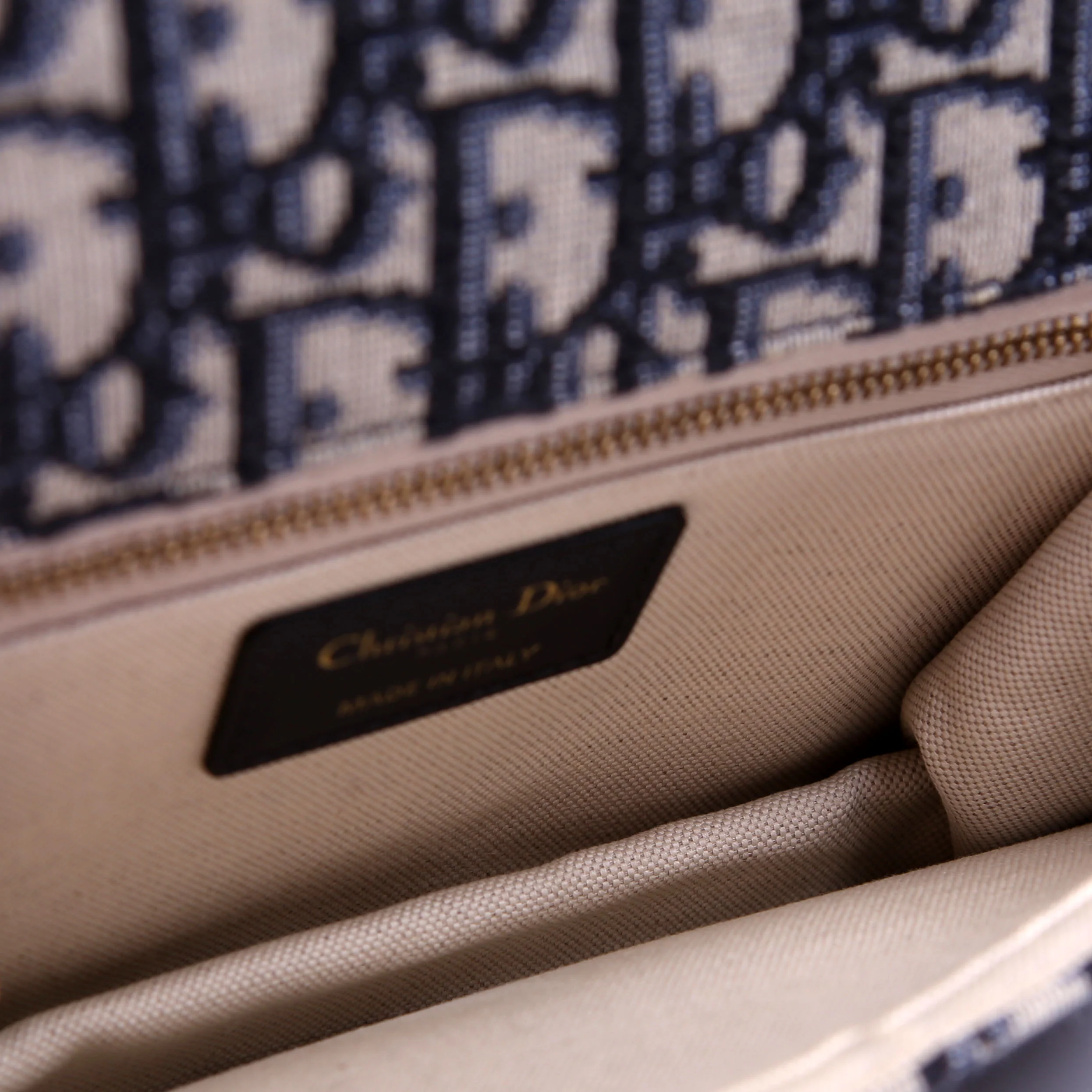 Dioraddict Wallet On Chain Oblique Blue - Image 10