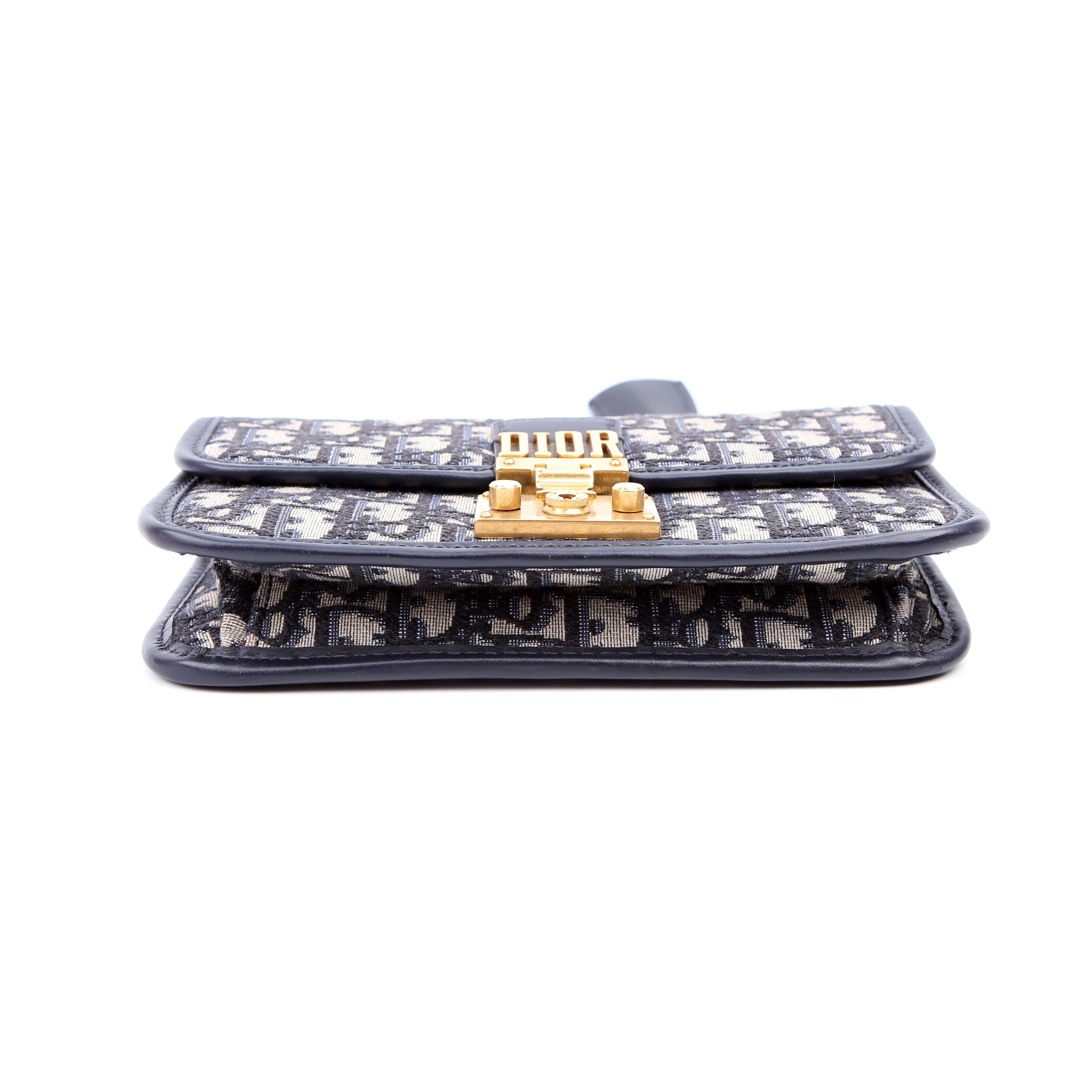 Dioraddict Wallet On Chain Oblique Blue - Image 4