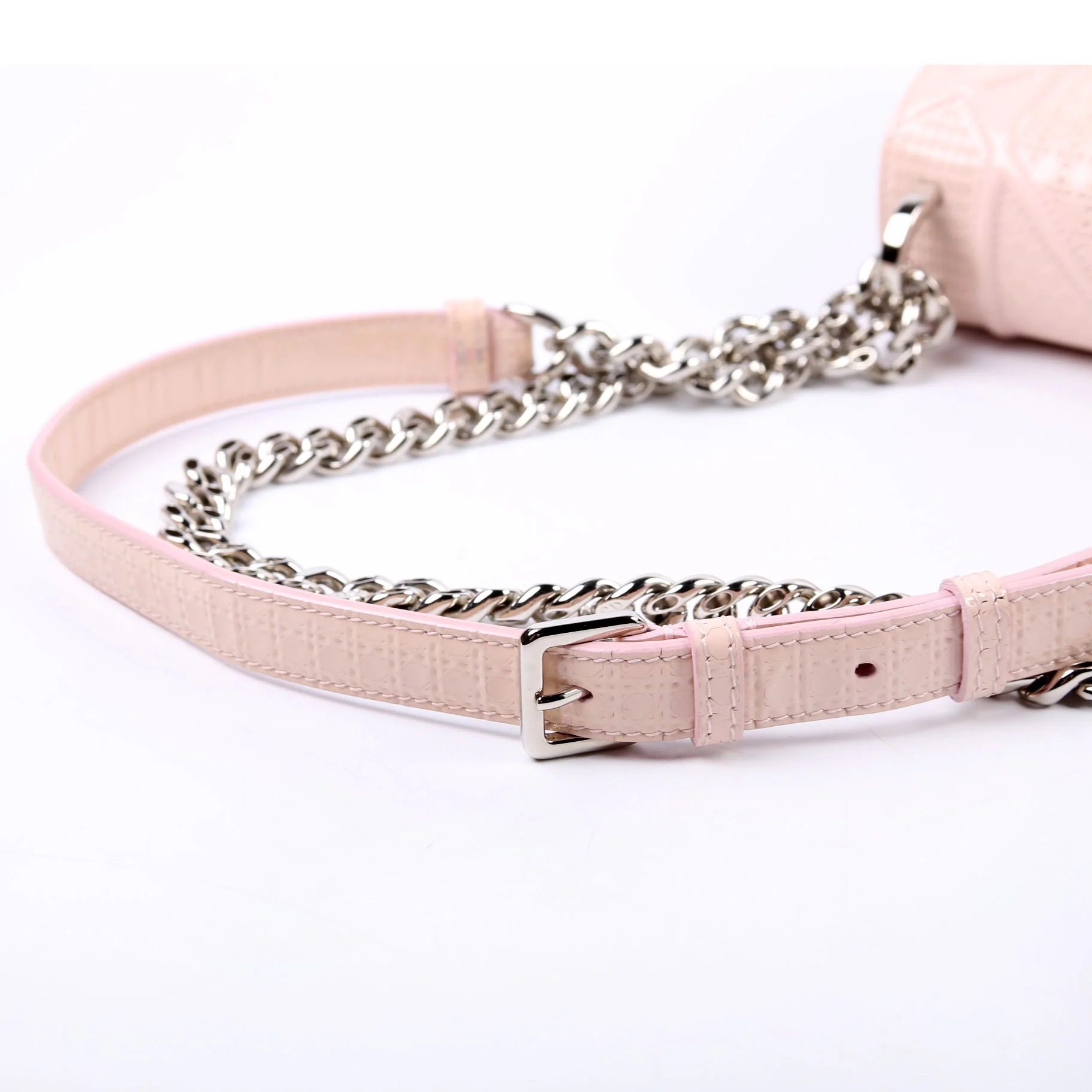 Diorama Patent Micro-Cannage Pink - Image 11