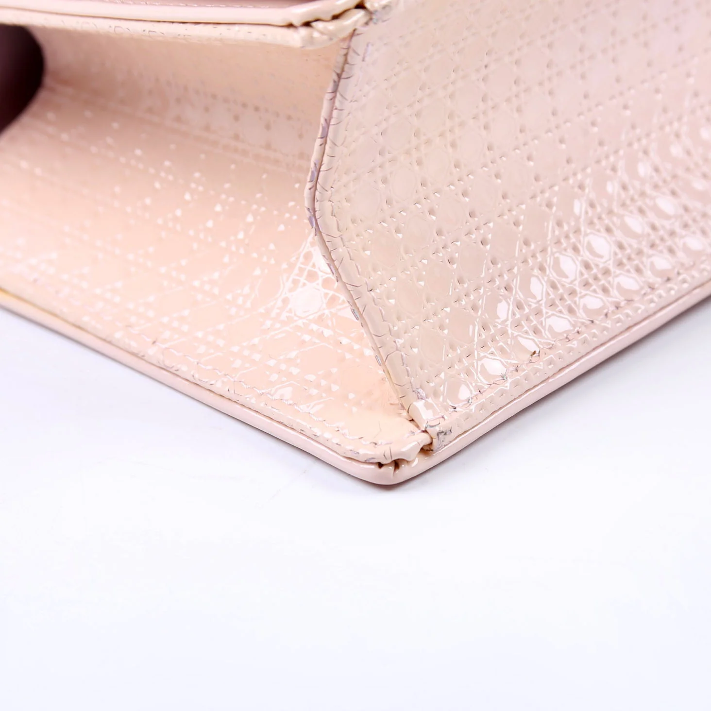 Diorama Patent Micro-Cannage Pink - Image 7