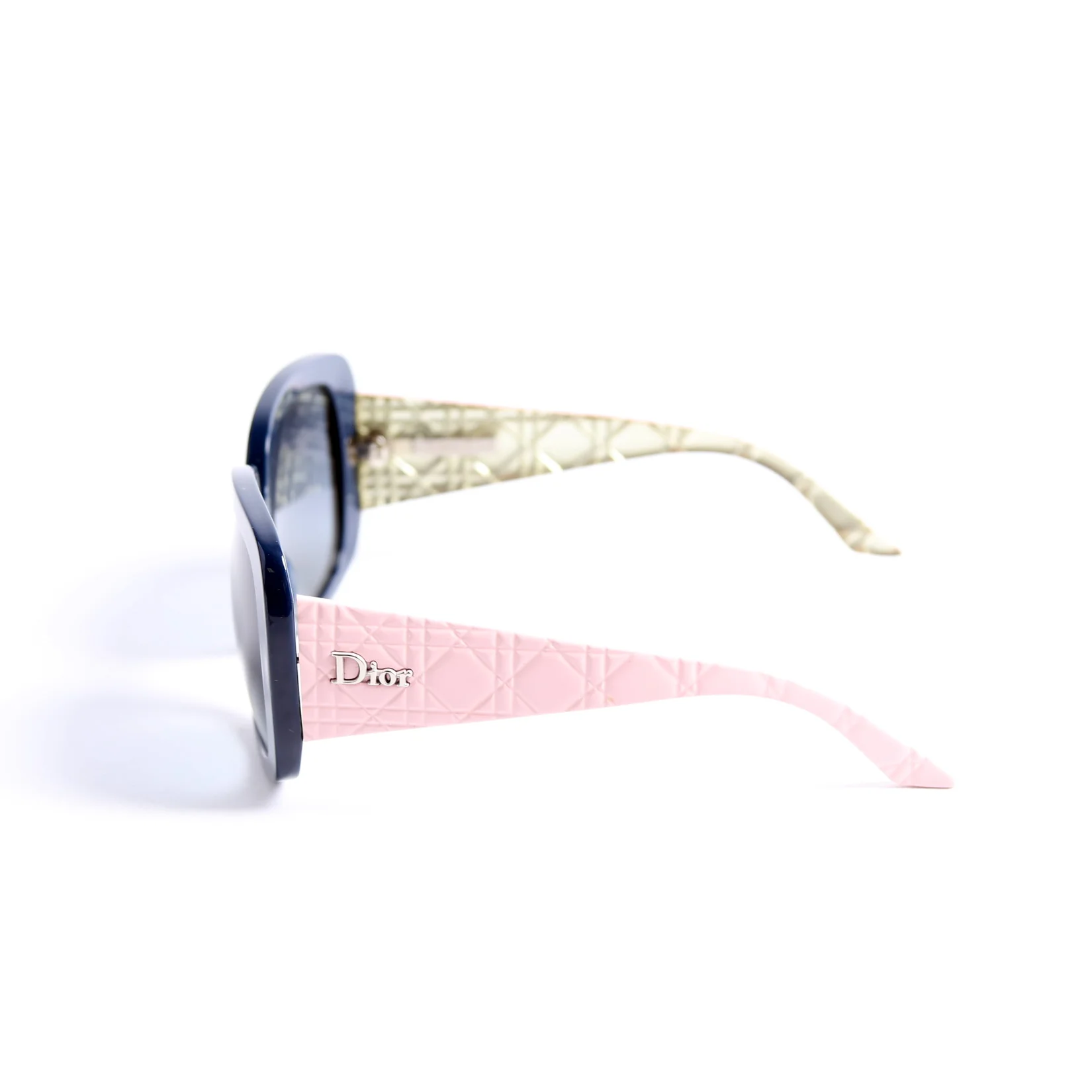 Diorladylady10 Resin Cannage Sunglasses Navy/Pink - Image 2