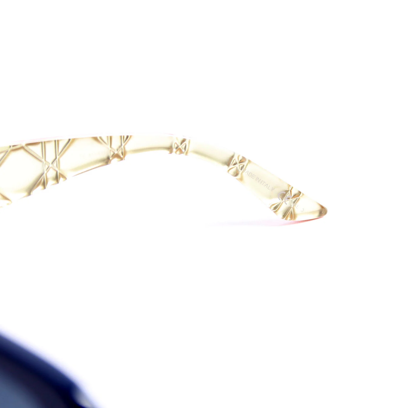 Diorladylady10 Resin Cannage Sunglasses Navy/Pink - Image 6