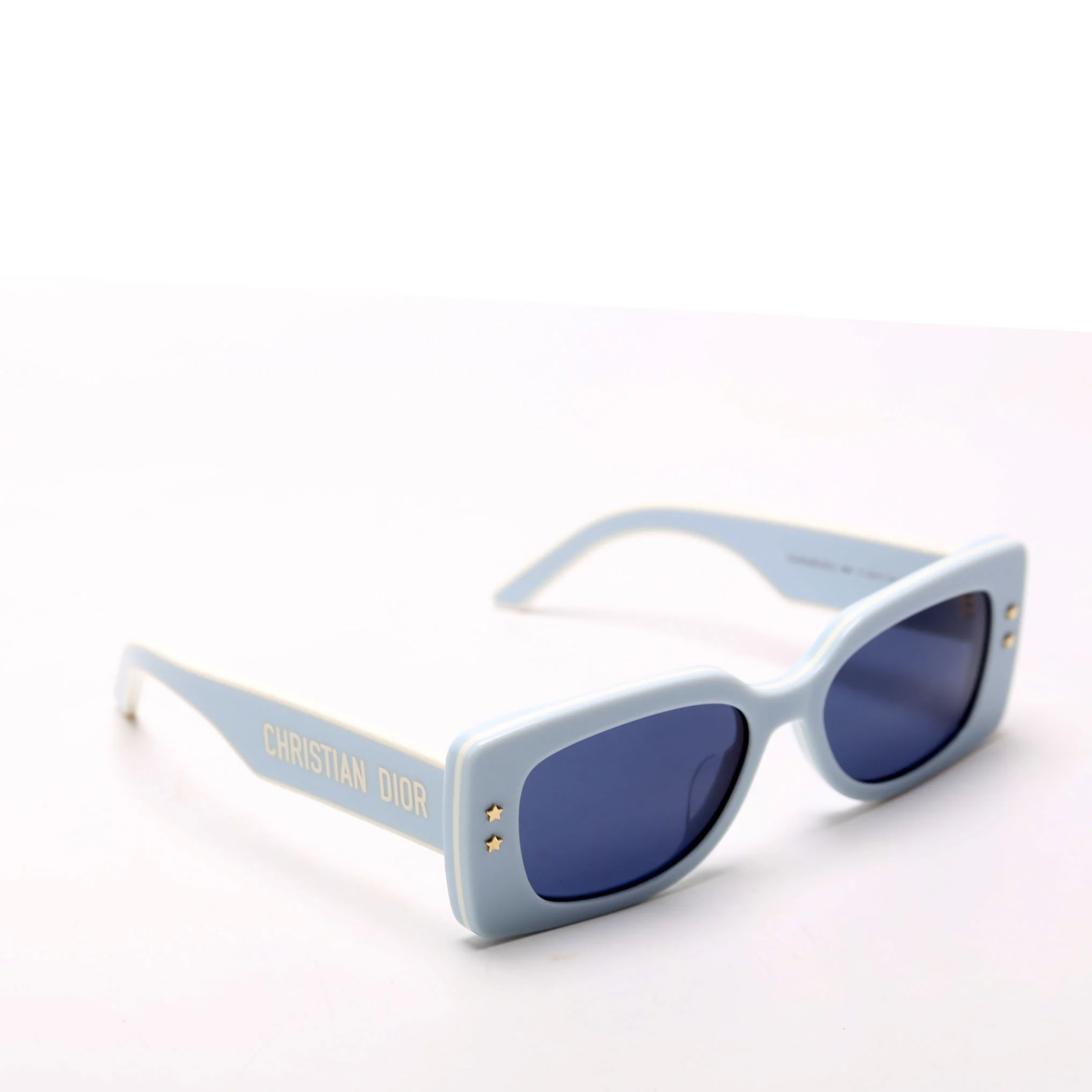 Diorpacific S1U Sunglasses Blue/White - Image 2