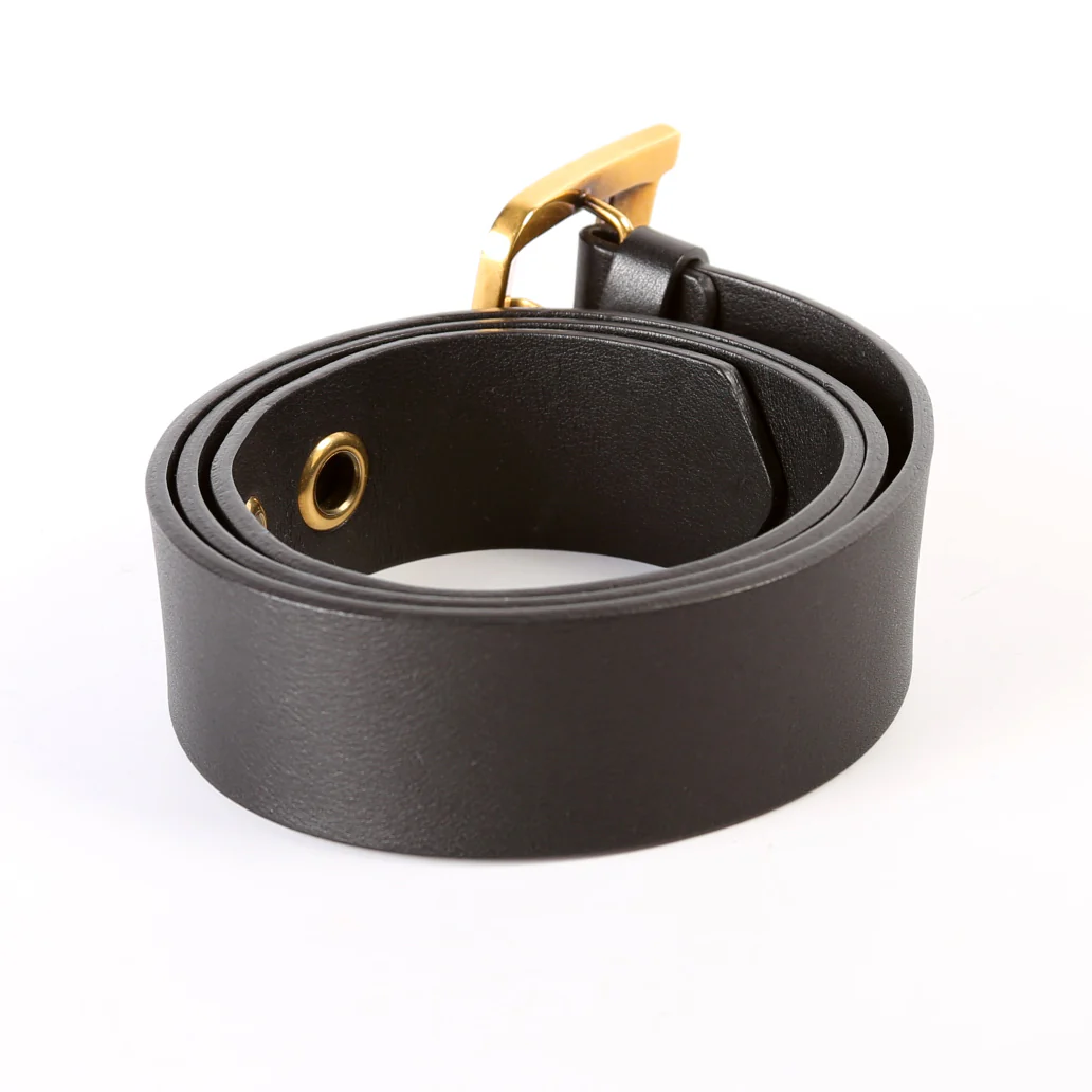 Diorquake Leather Belt Size 80 Black - Image 3