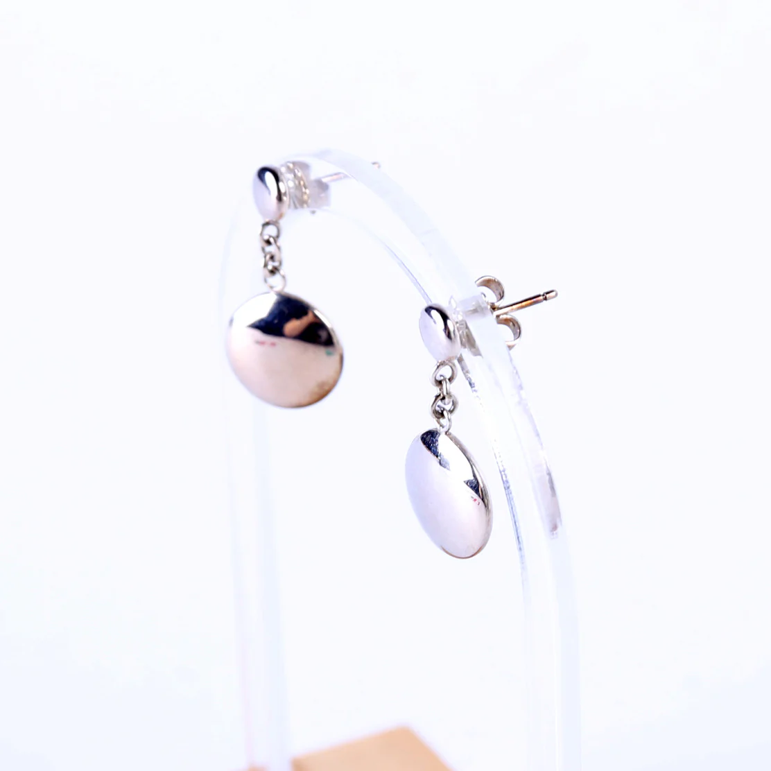 Disc Dangle Earrings 925 - Image 2