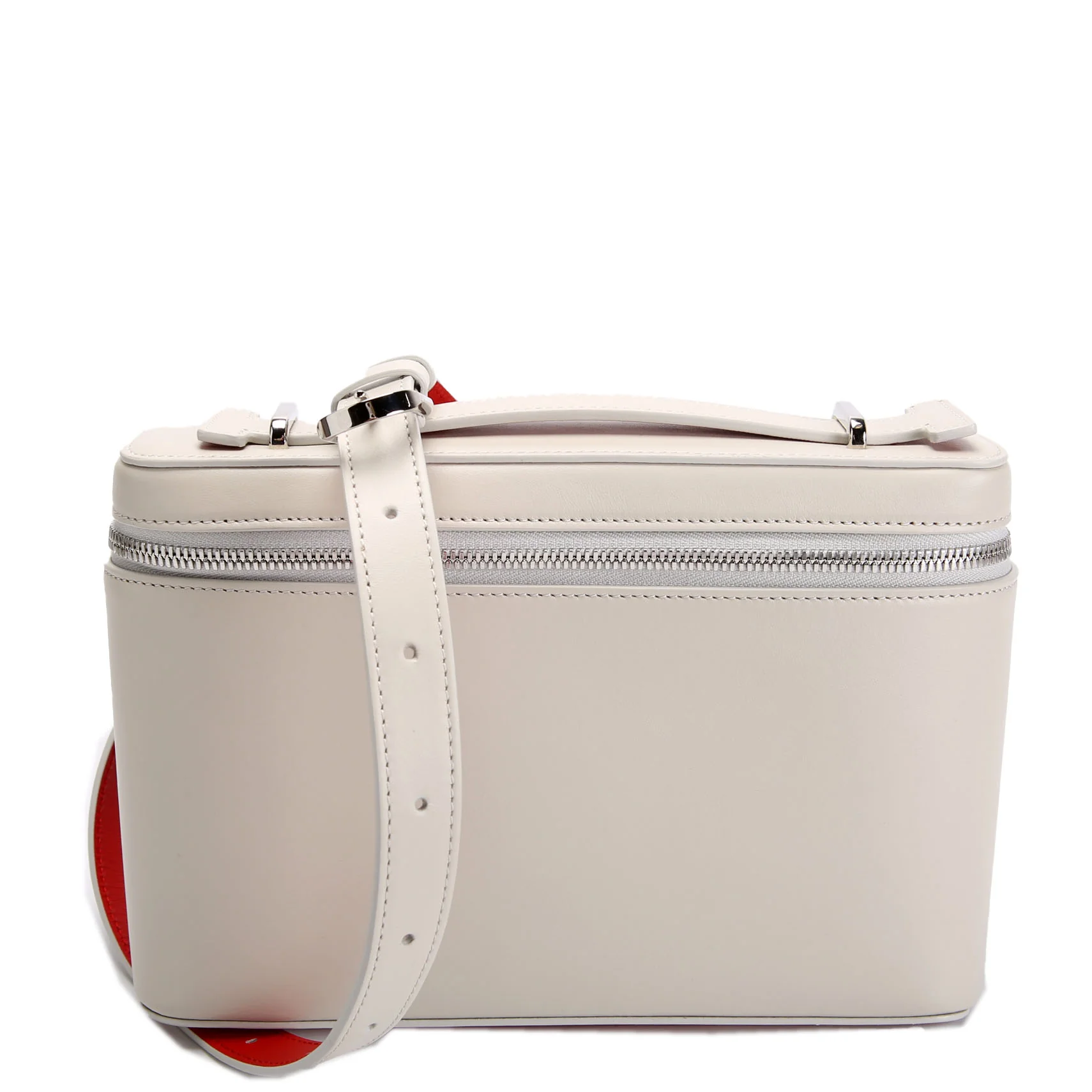 Djanis Leather Crossbody Grey