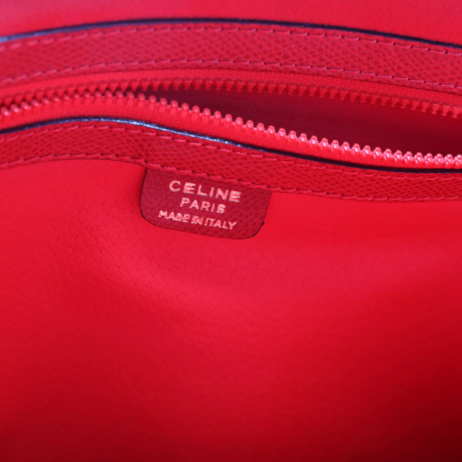 Dome Grained Leather Vintage Red - Image 10