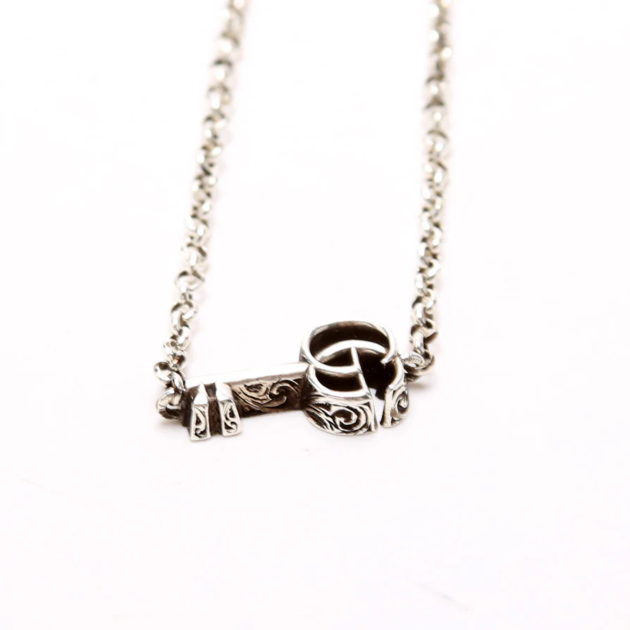 Double G Key Aged 925 Bracelet - Image 3
