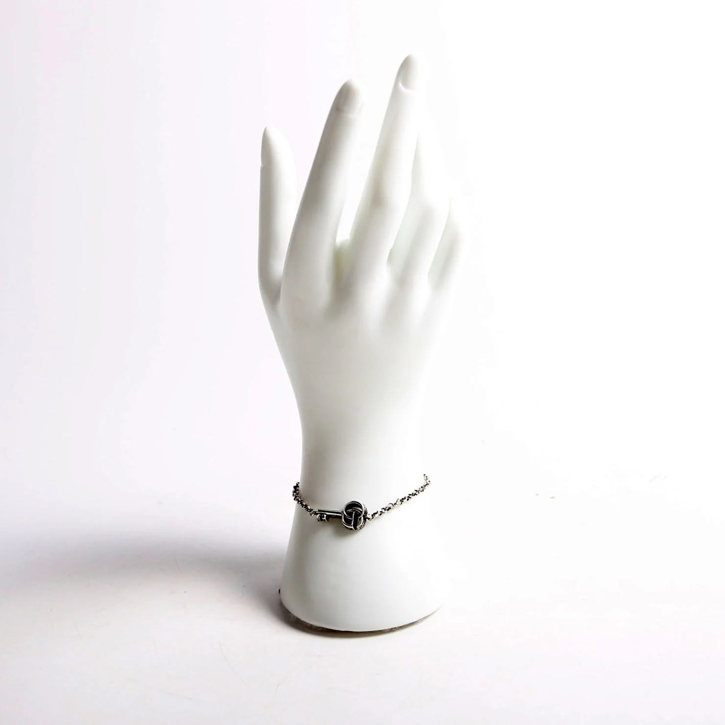 Double G Key Pendant Bracelet 925 - Image 4