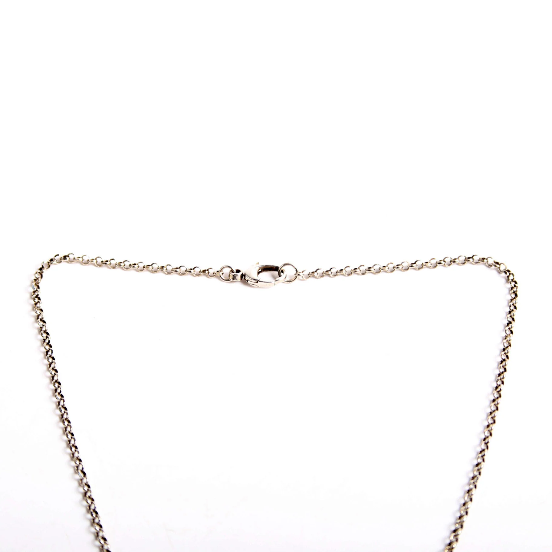 Double G Key Pendant Necklace 925 - Image 3