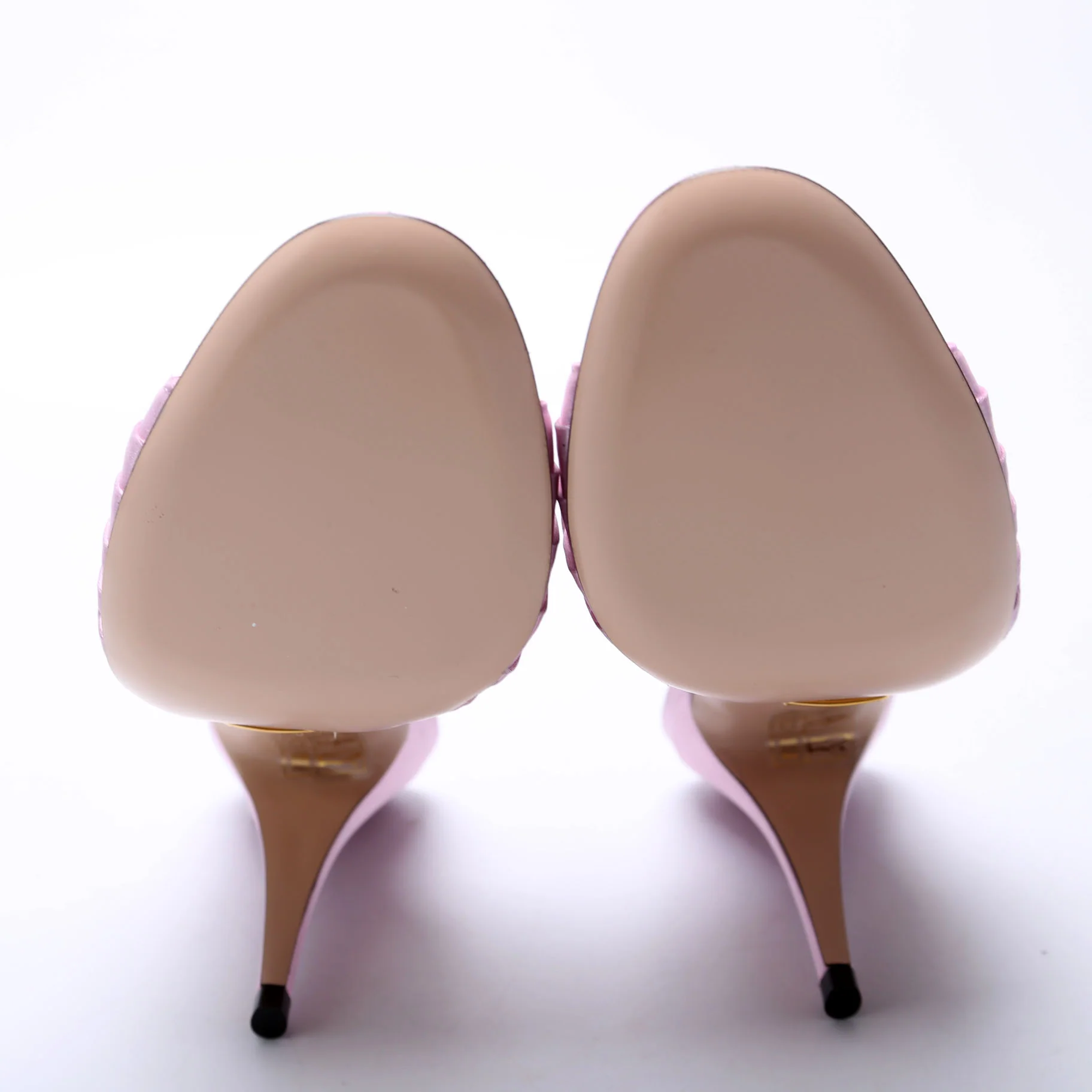 Double G Satin Sandal Heels Size 36.5 - Image 5