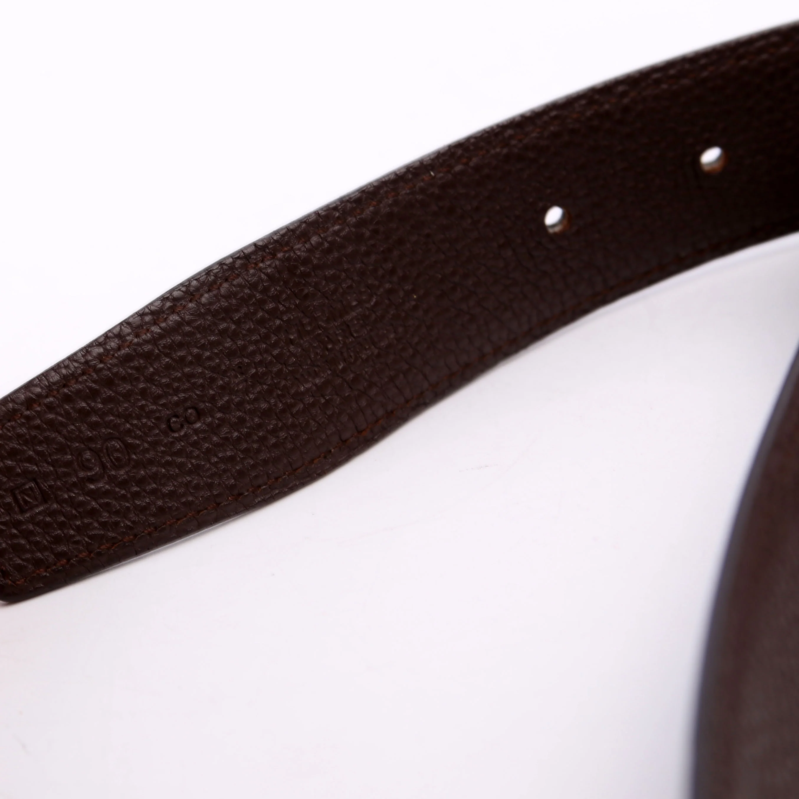 Double H Reversible Belt Size 90 Black/Brown - Image 3