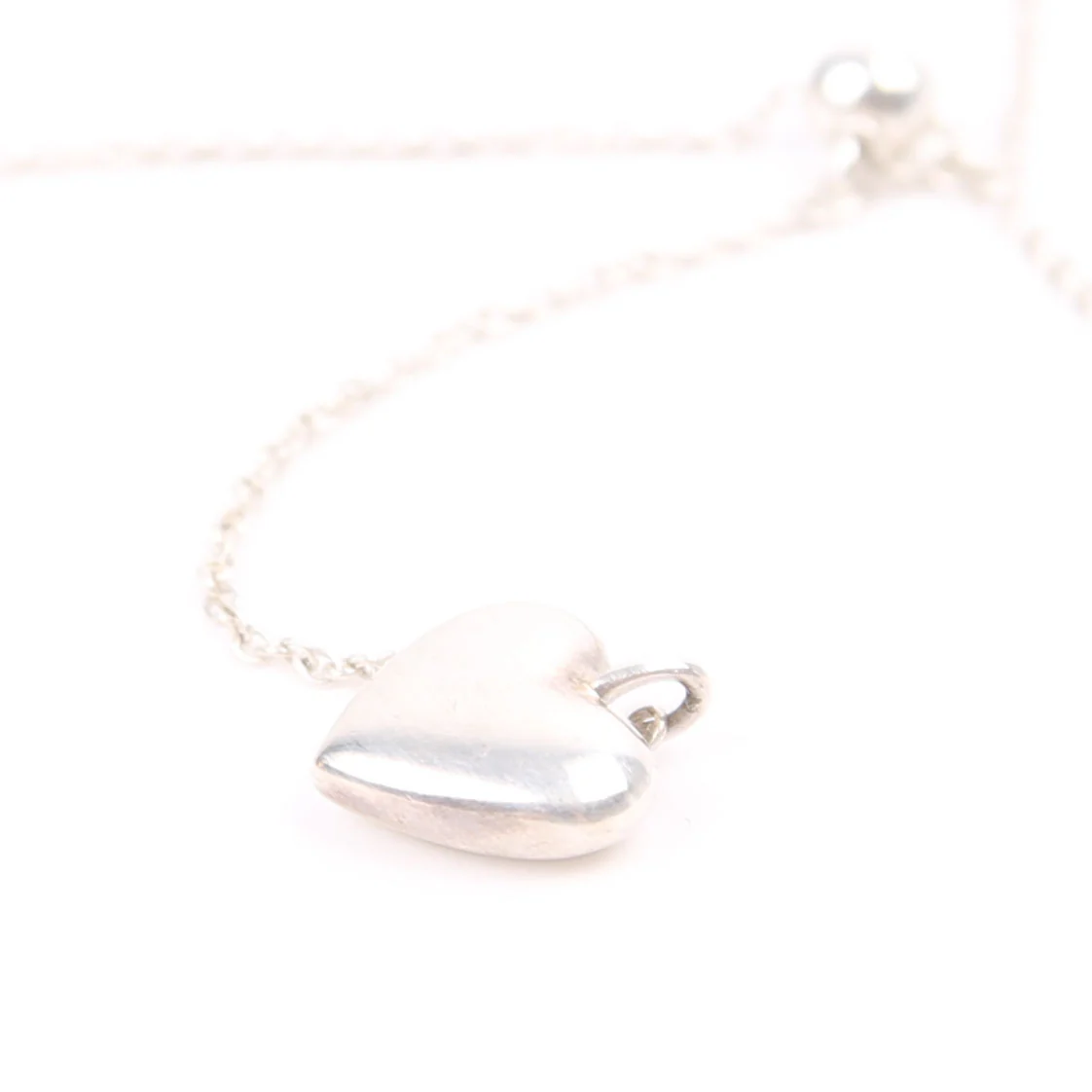 Double Heart Lavalier 925 Necklace Silver - Image 2