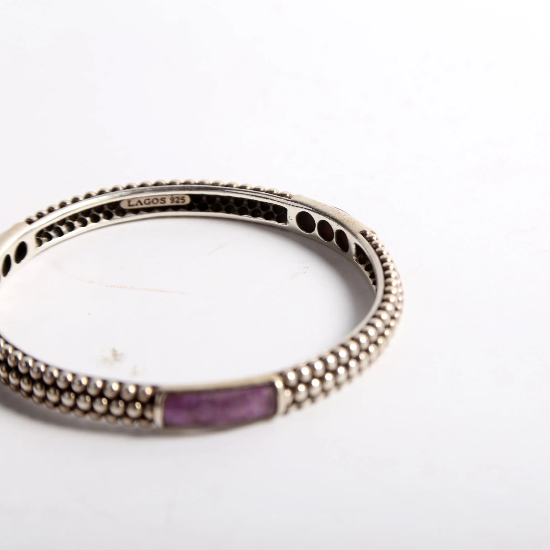 Double Maya Bangle Bracelet Variscite/925 - Image 3