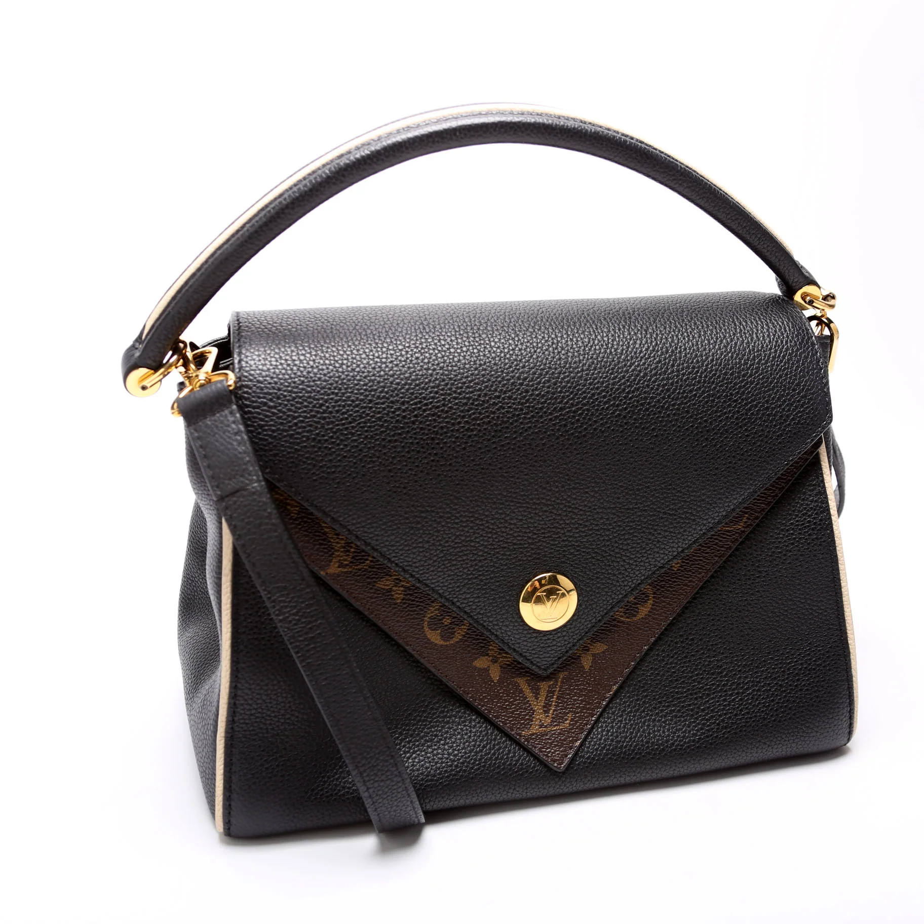Double V Leather Black - Image 2