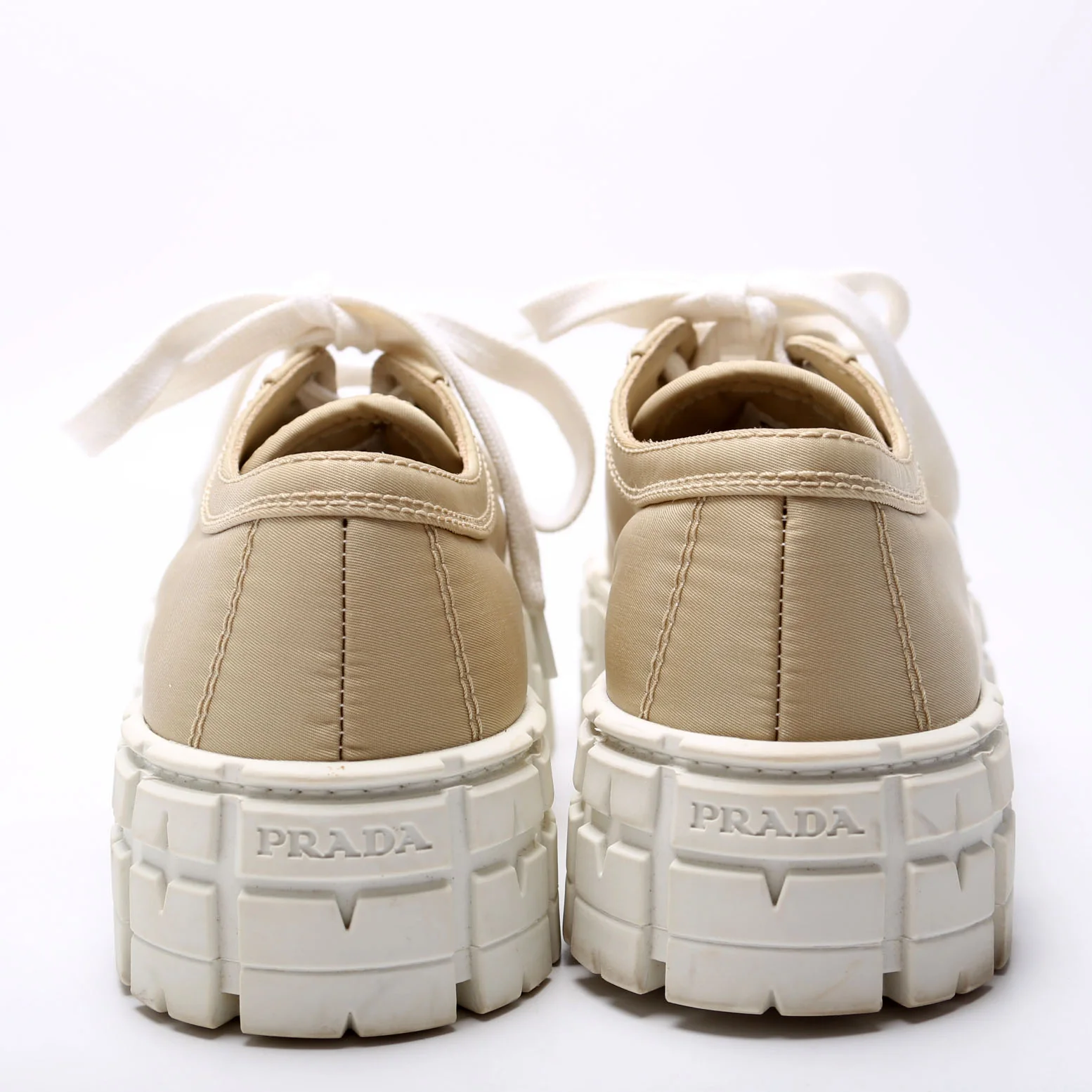 Double Wheel Sneakers Size 38 Beige - Image 4