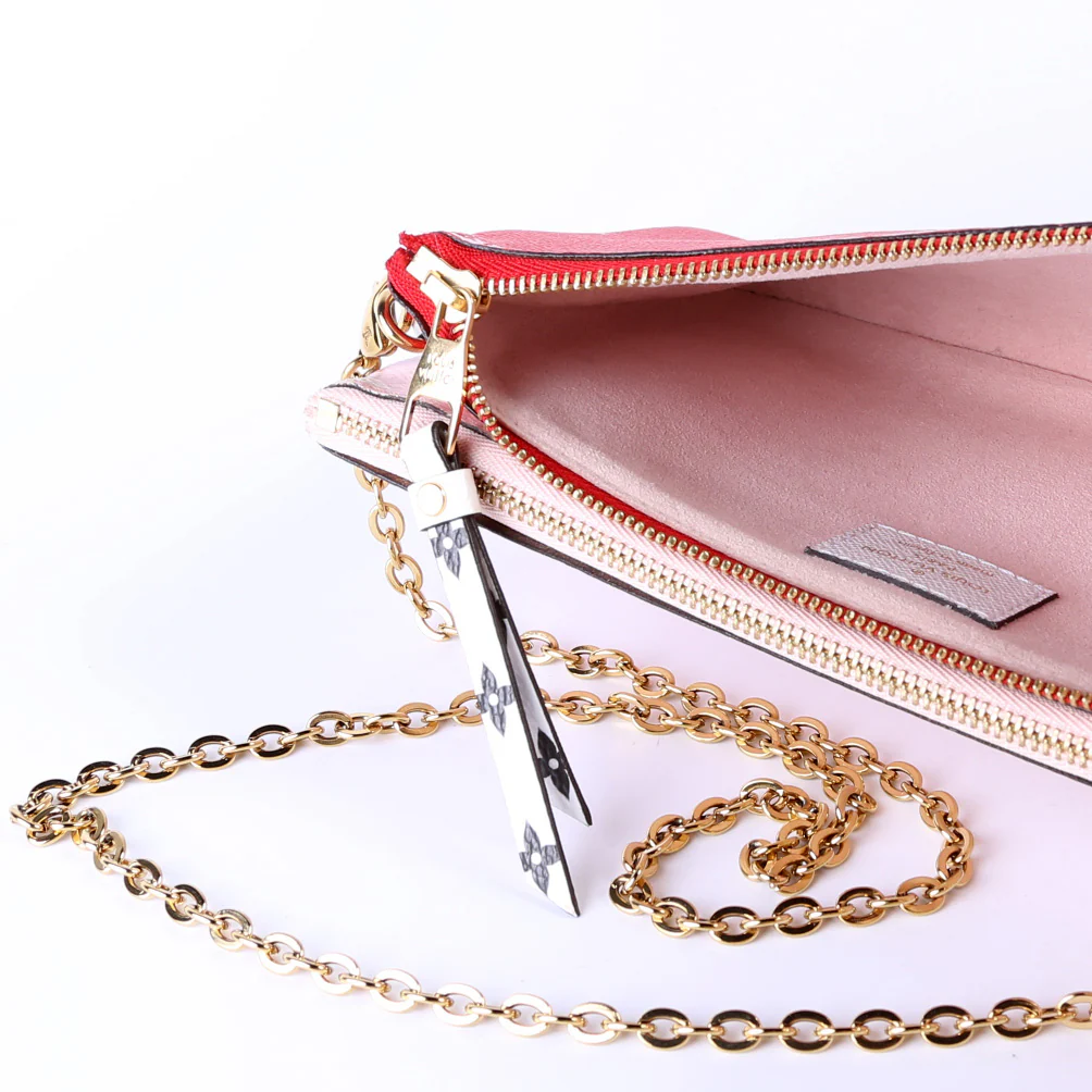 Double Zip Giant Monogram Rouge - Image 9