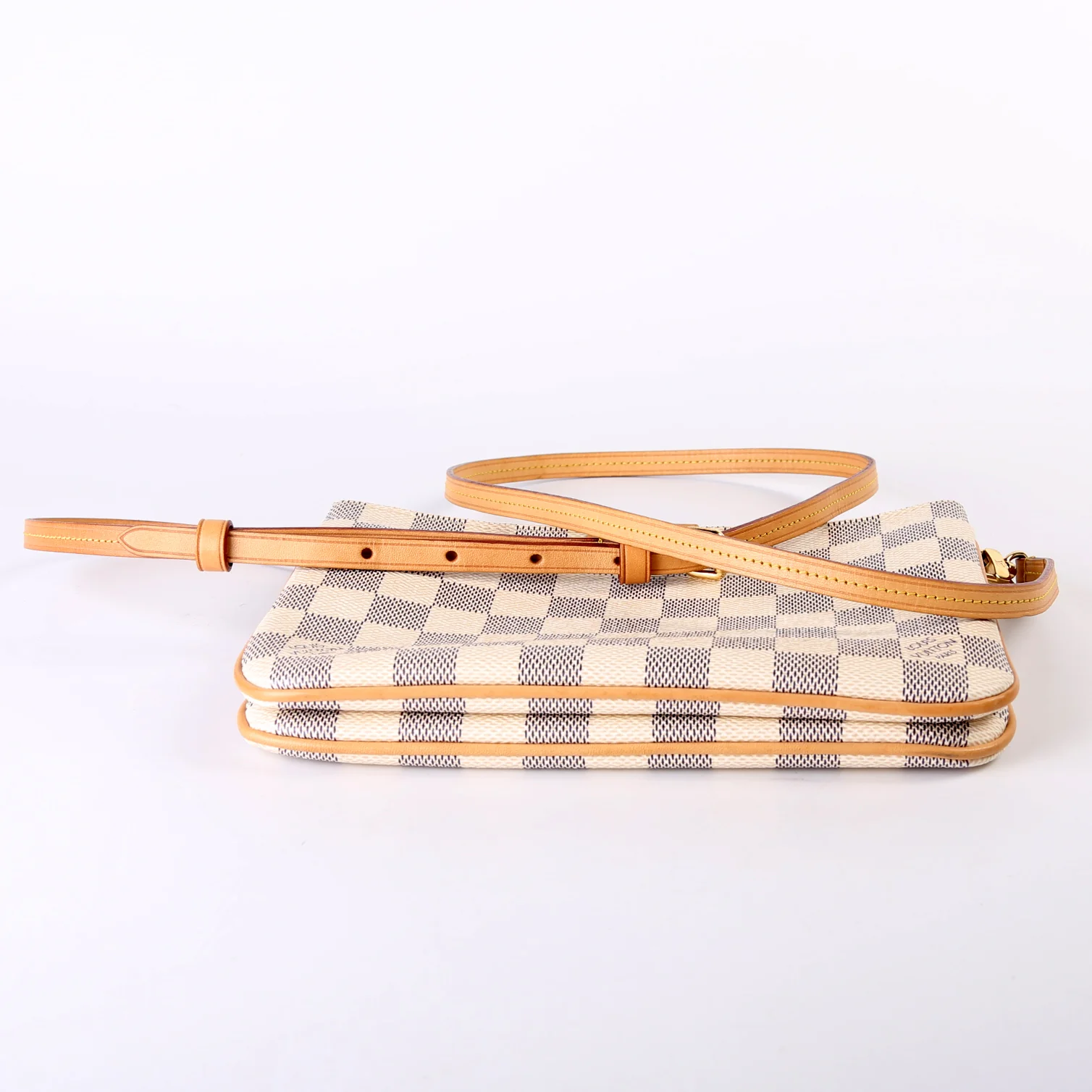 Double Zip Pochette Azur - Image 5
