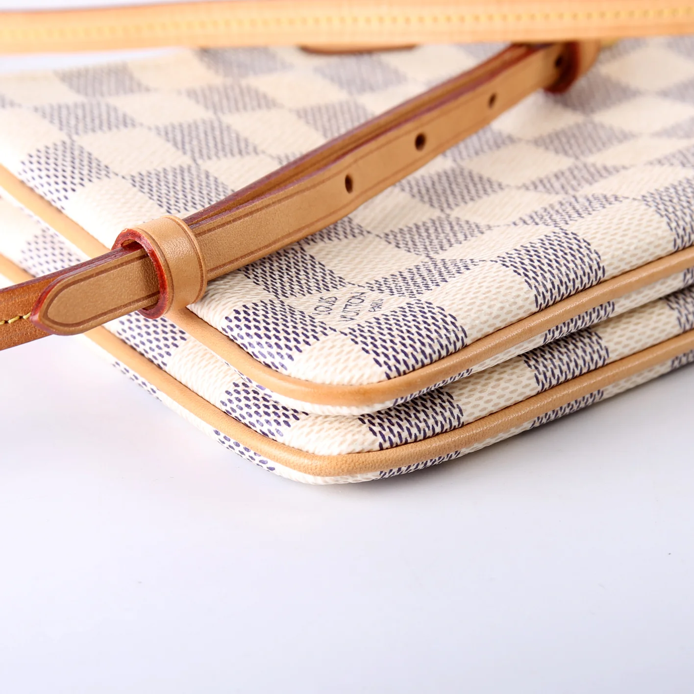 Double Zip Pochette Azur - Image 6