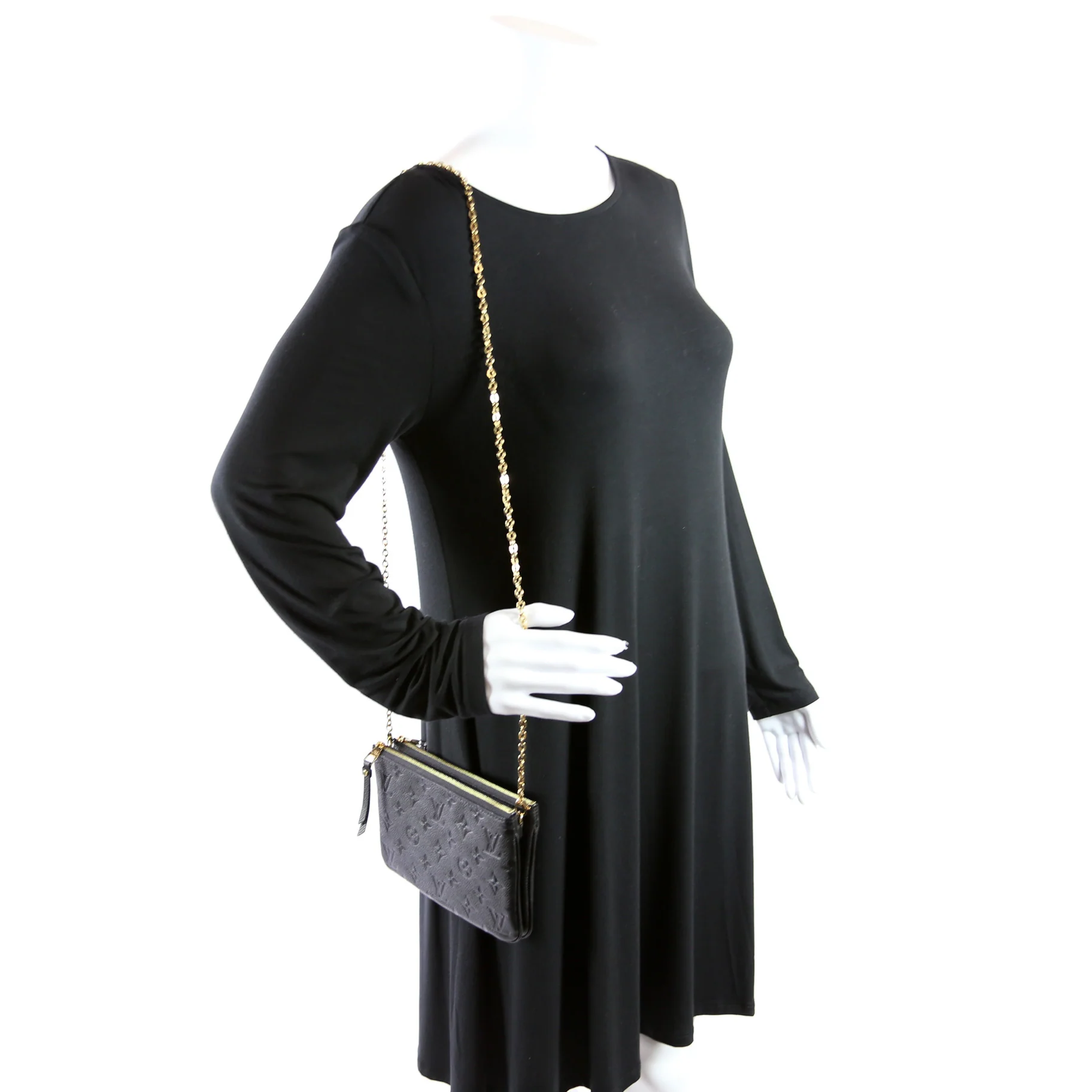 Double Zip Pochette Empreinte - Image 10