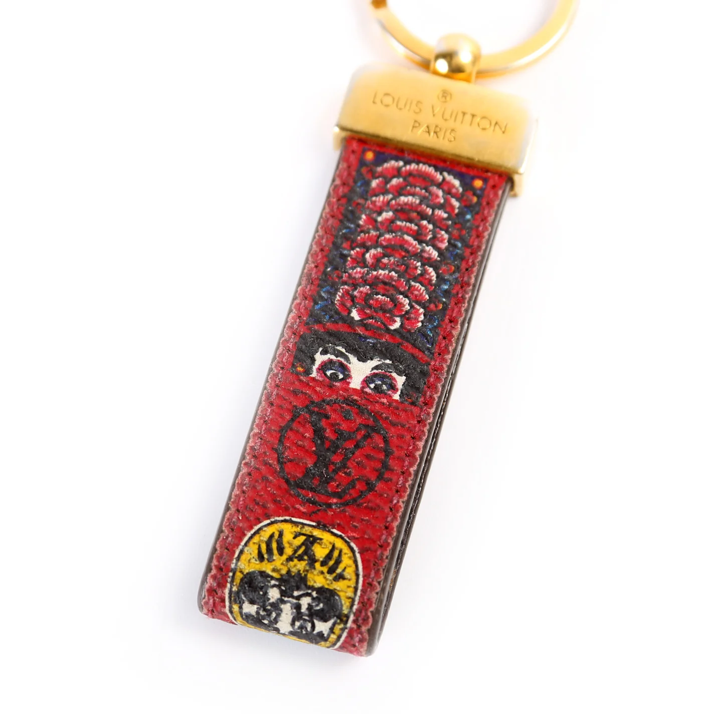 Dragonne Key Ring Monogram Illustre Kabuki - Image 4
