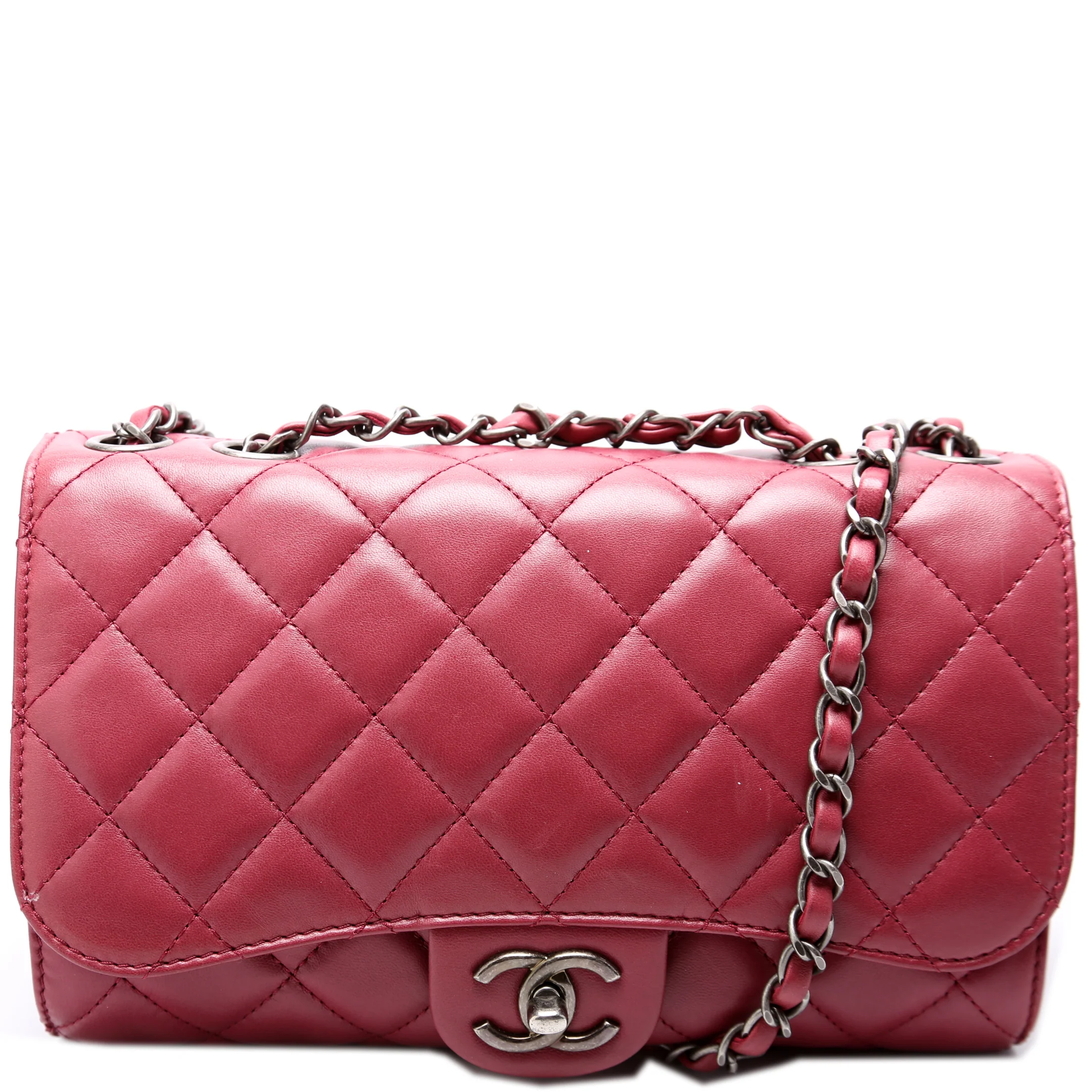 Drawstring Shopping Bag Lambskin