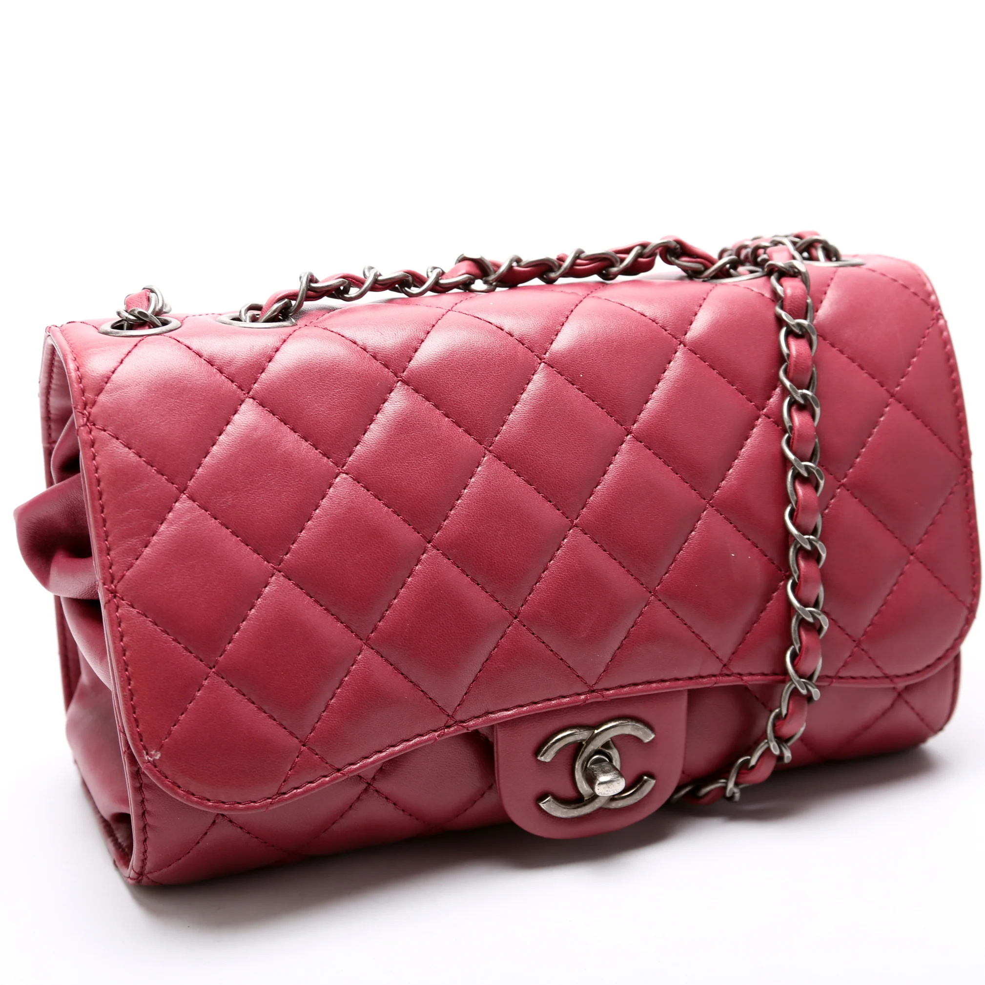 Drawstring Shopping Bag Lambskin - Image 2
