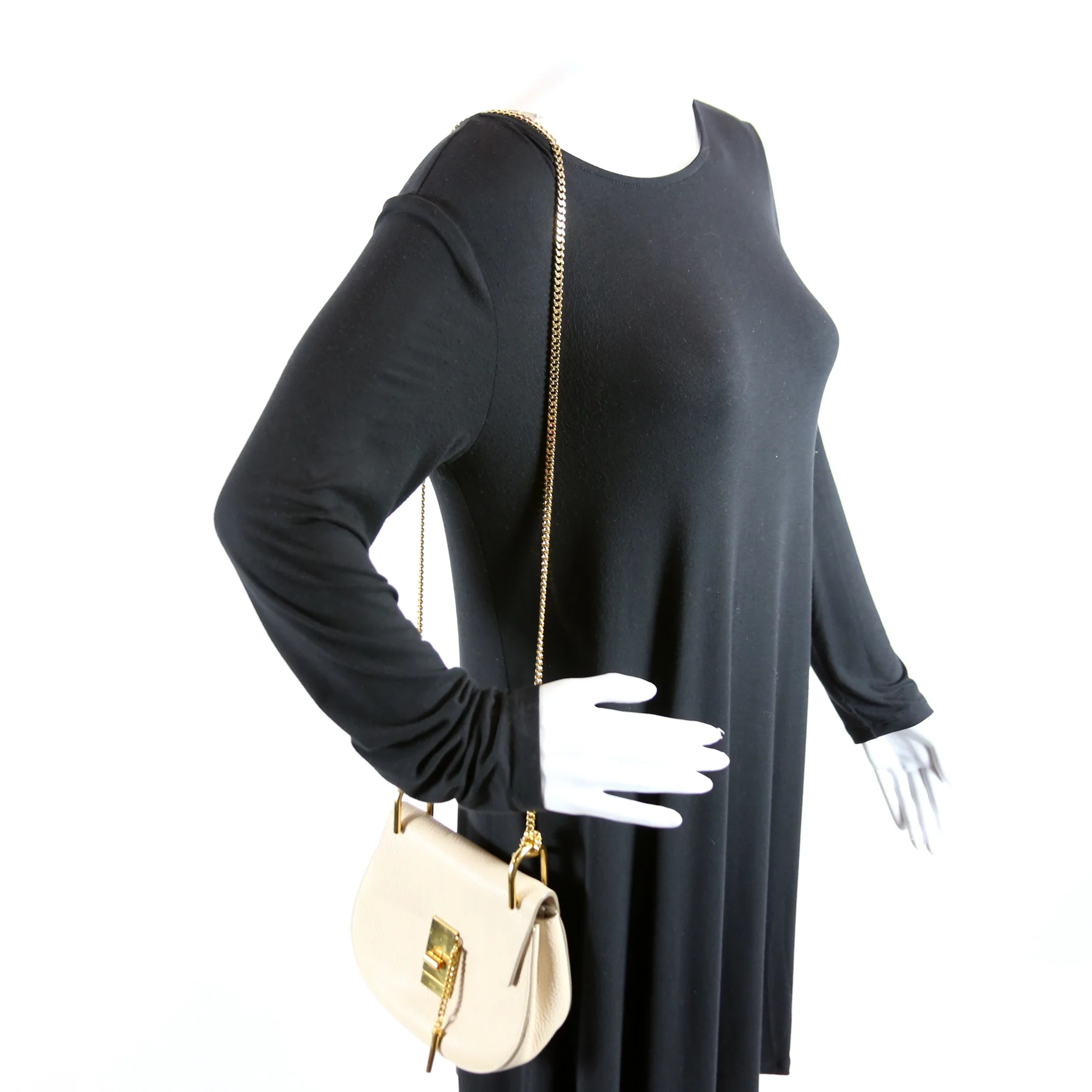Drew Crossbody Mini Beige - Image 10
