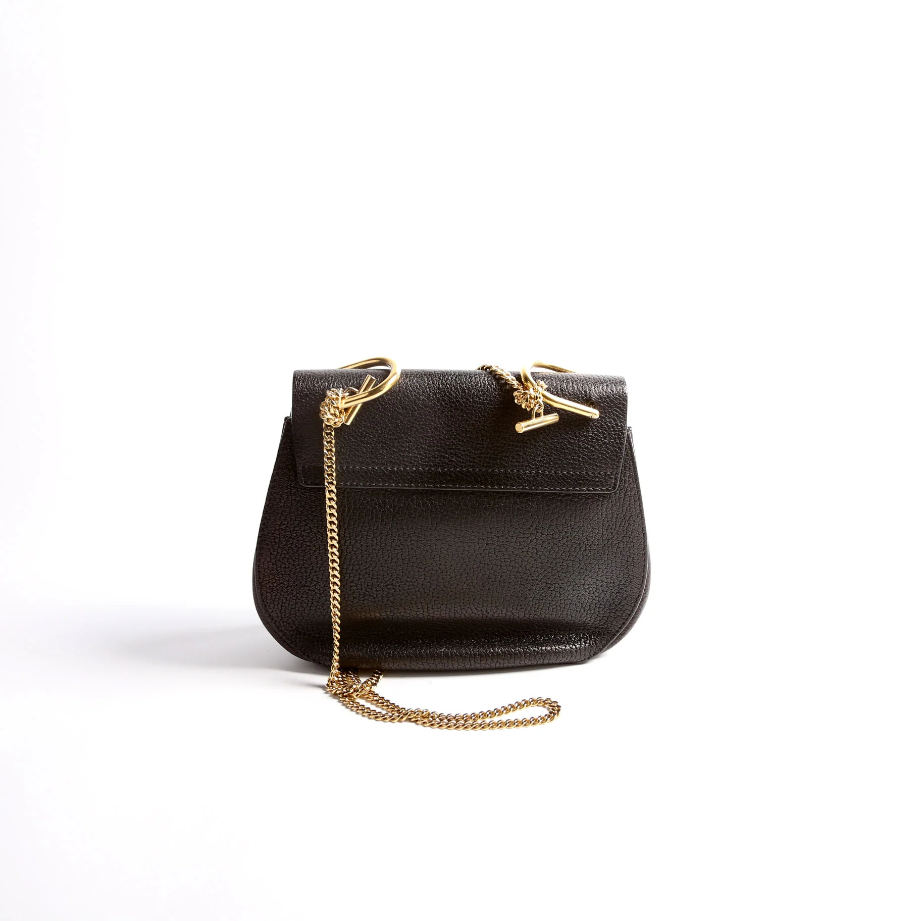 Drew Crossbody Small Black/Gold - Image 2