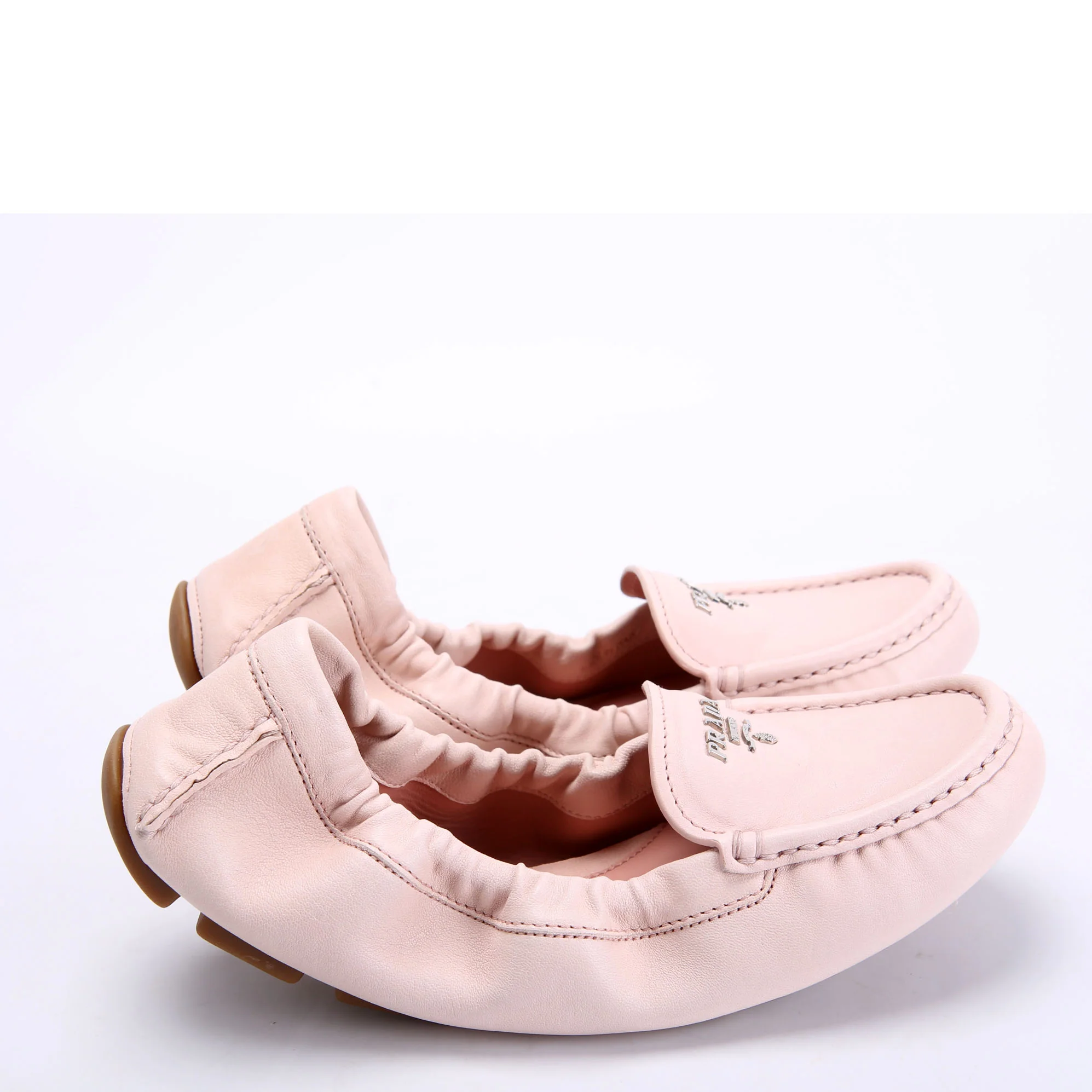 Driving Loafer Leather Size 36.5 Pink - Image 3