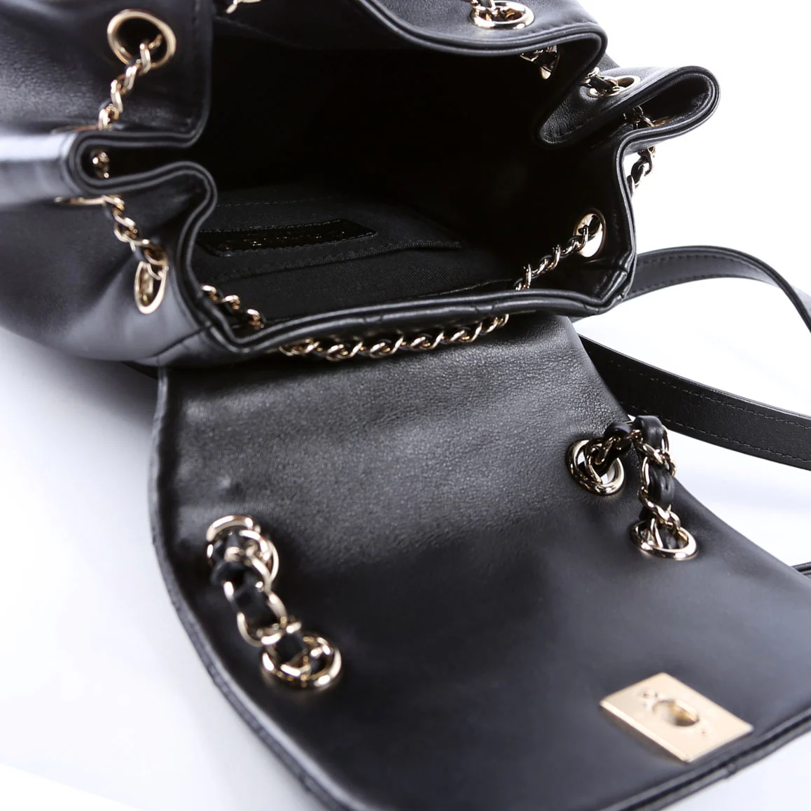 Duma Backpack Small Lambskin RFID Black - Image 12