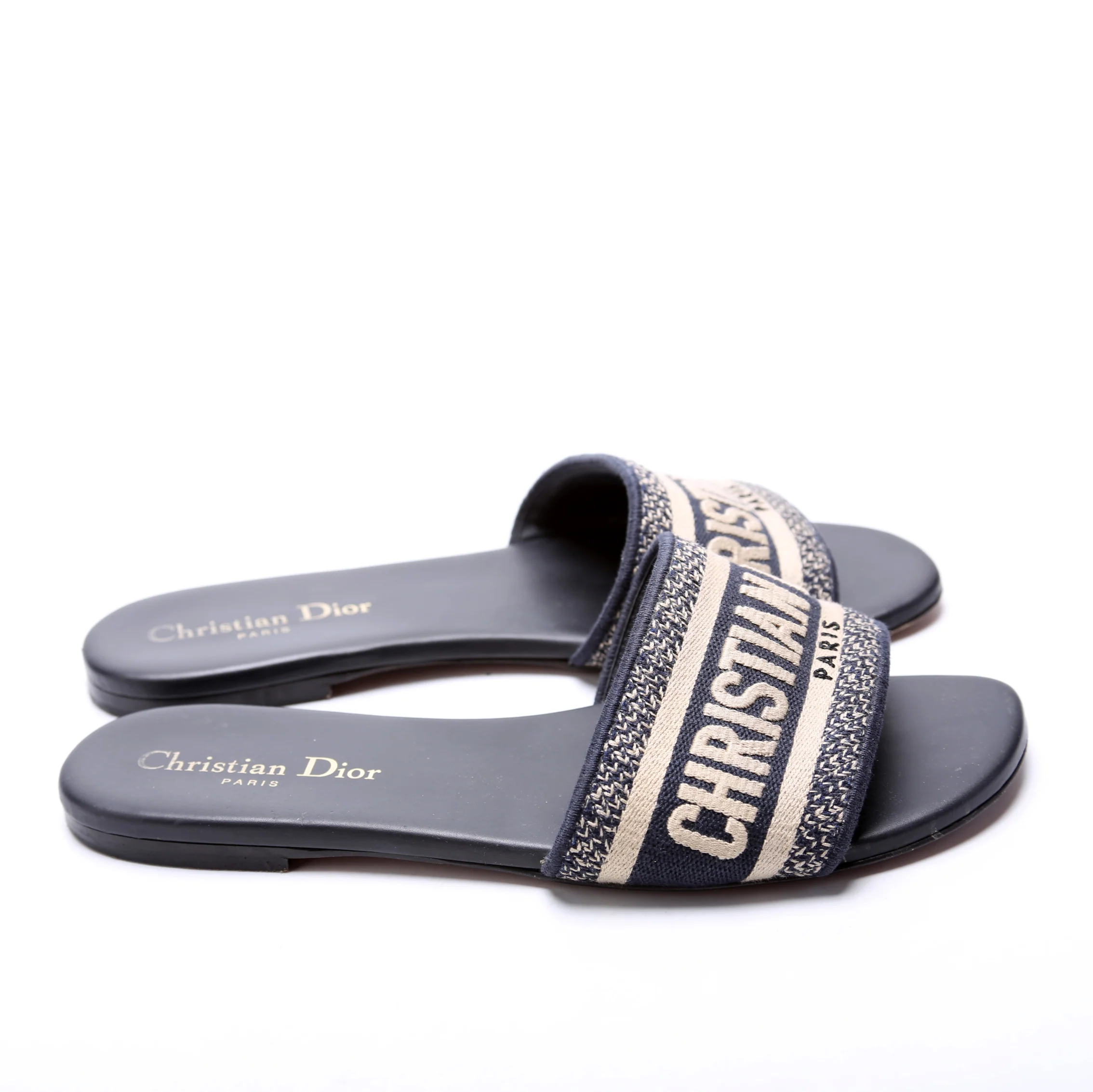 Dway Slides Size 37.5 Navy - Image 3
