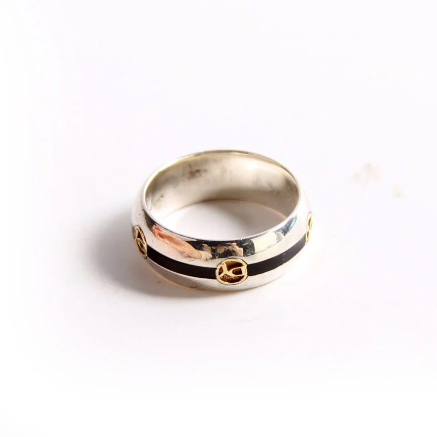 DY Logo Band Ring Size 10 925/750 - Image 2
