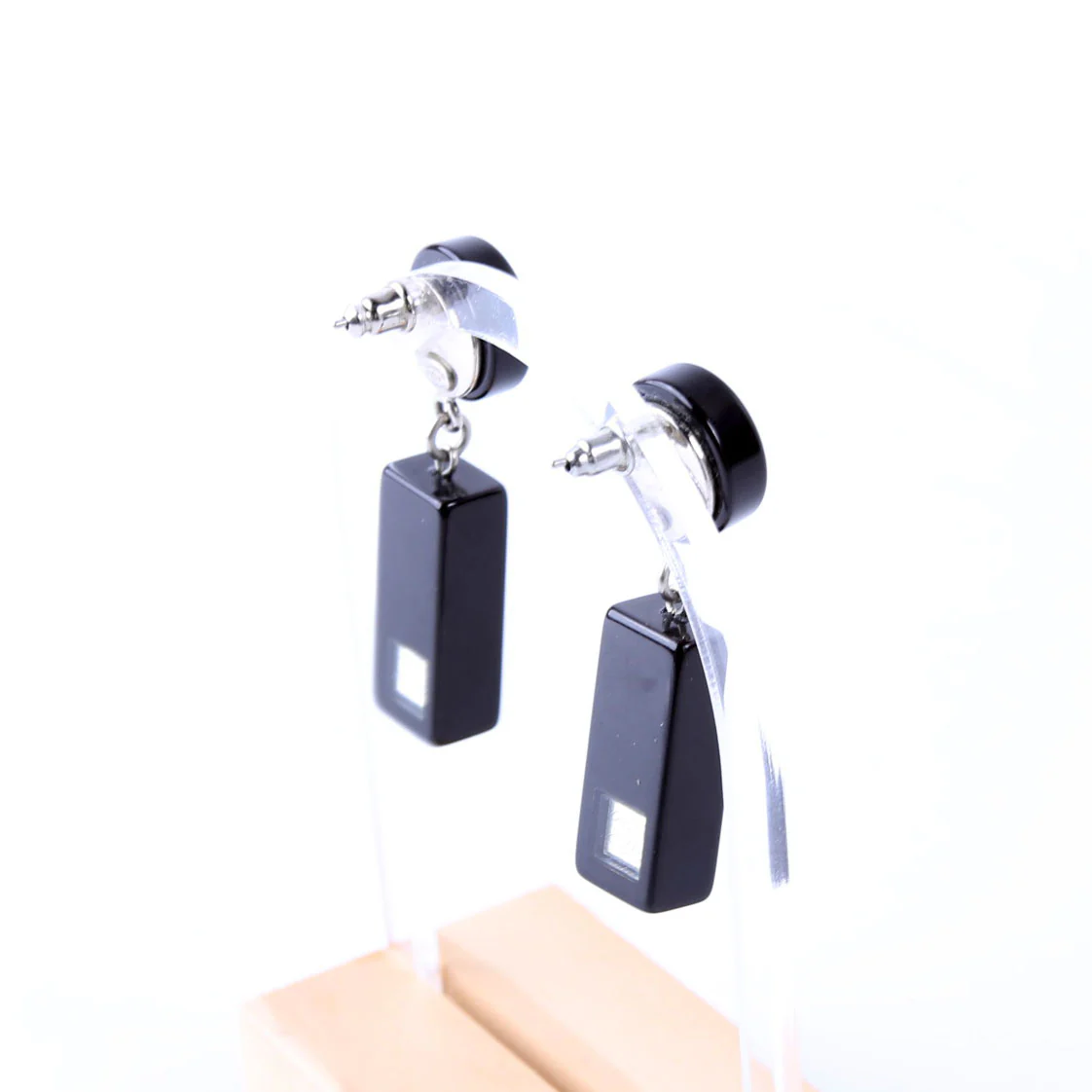 Earrings: CC Resin Bar Drop - Image 4