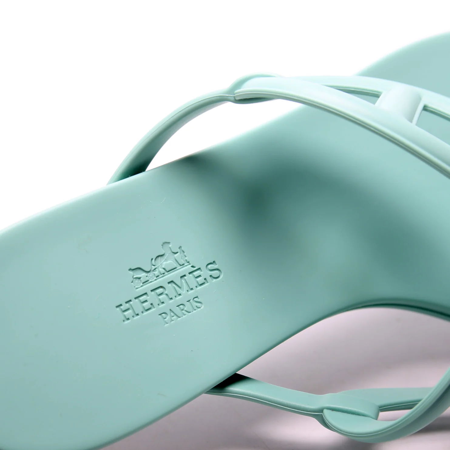 Egerie Rubber Sandals Size 38 Blue - Image 6
