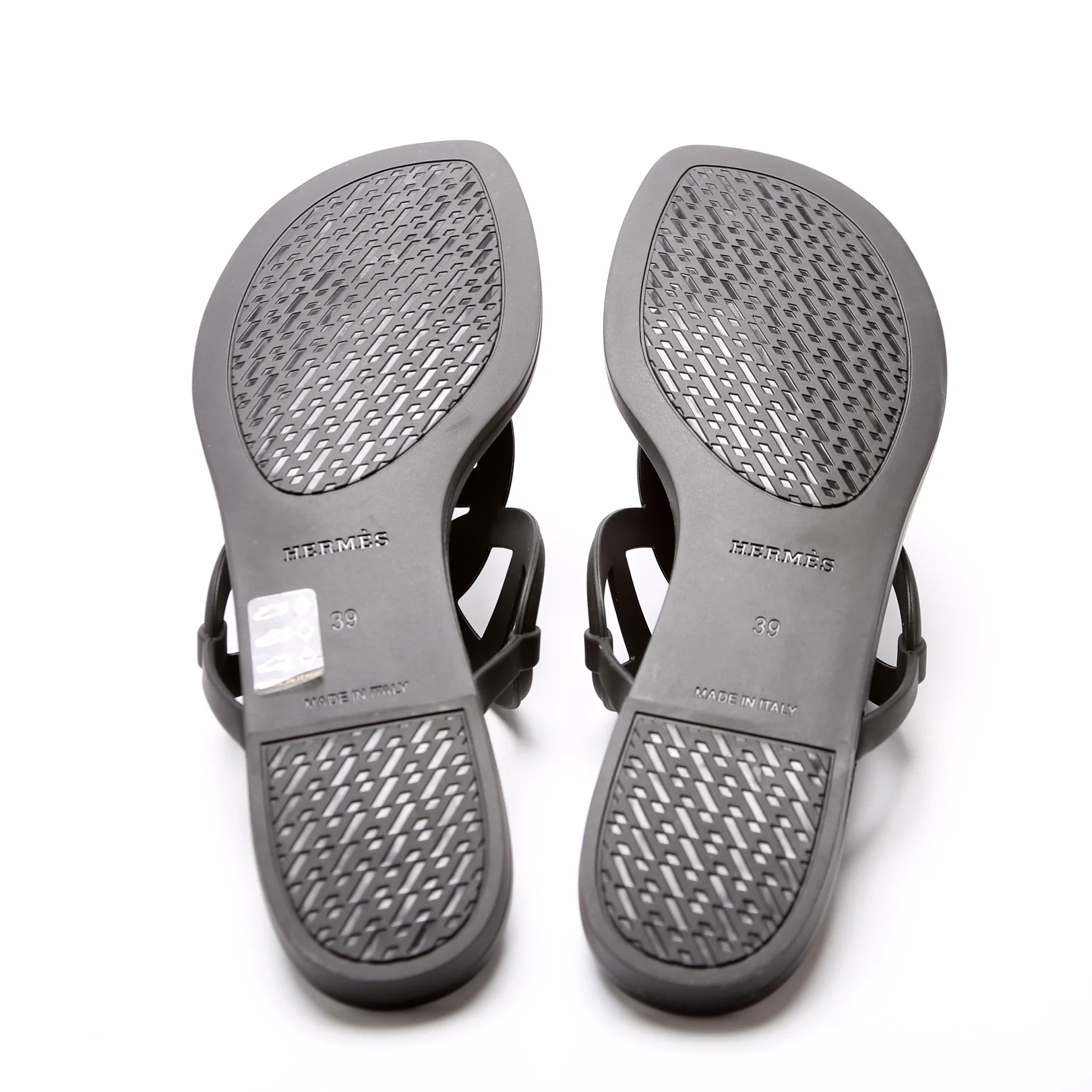 Egerie Rubber Sandals Size 39 Black - Image 6
