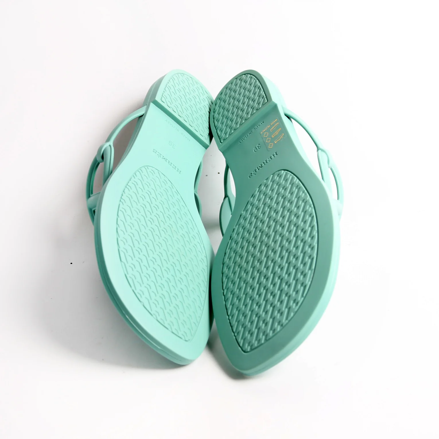 Egerie Rubber Sandals Size 39 Blue - Image 6