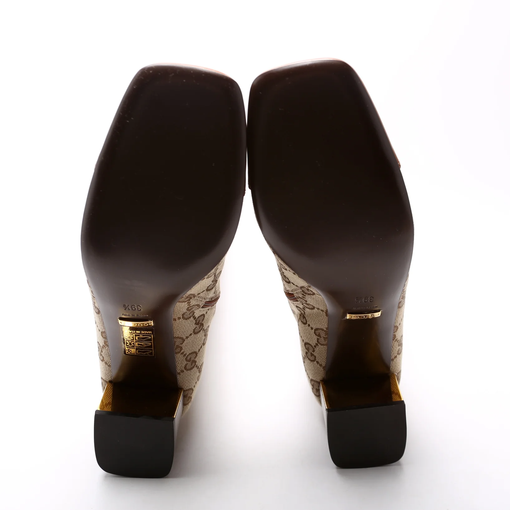 Ellis GG Canvas Knee High Boots Size 39.5 - Image 9