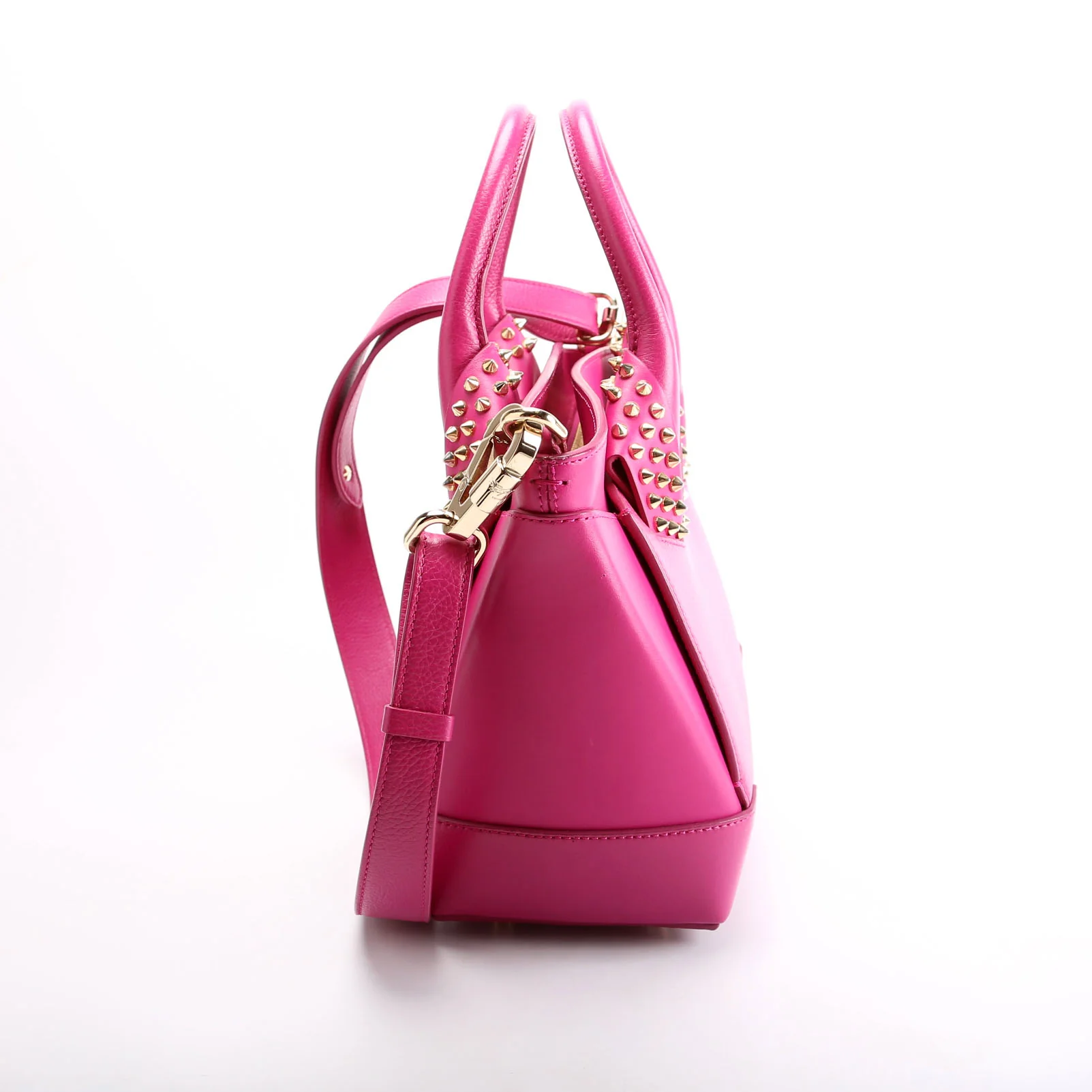 Eloise Spike Calfskin Small Satchel - Image 3