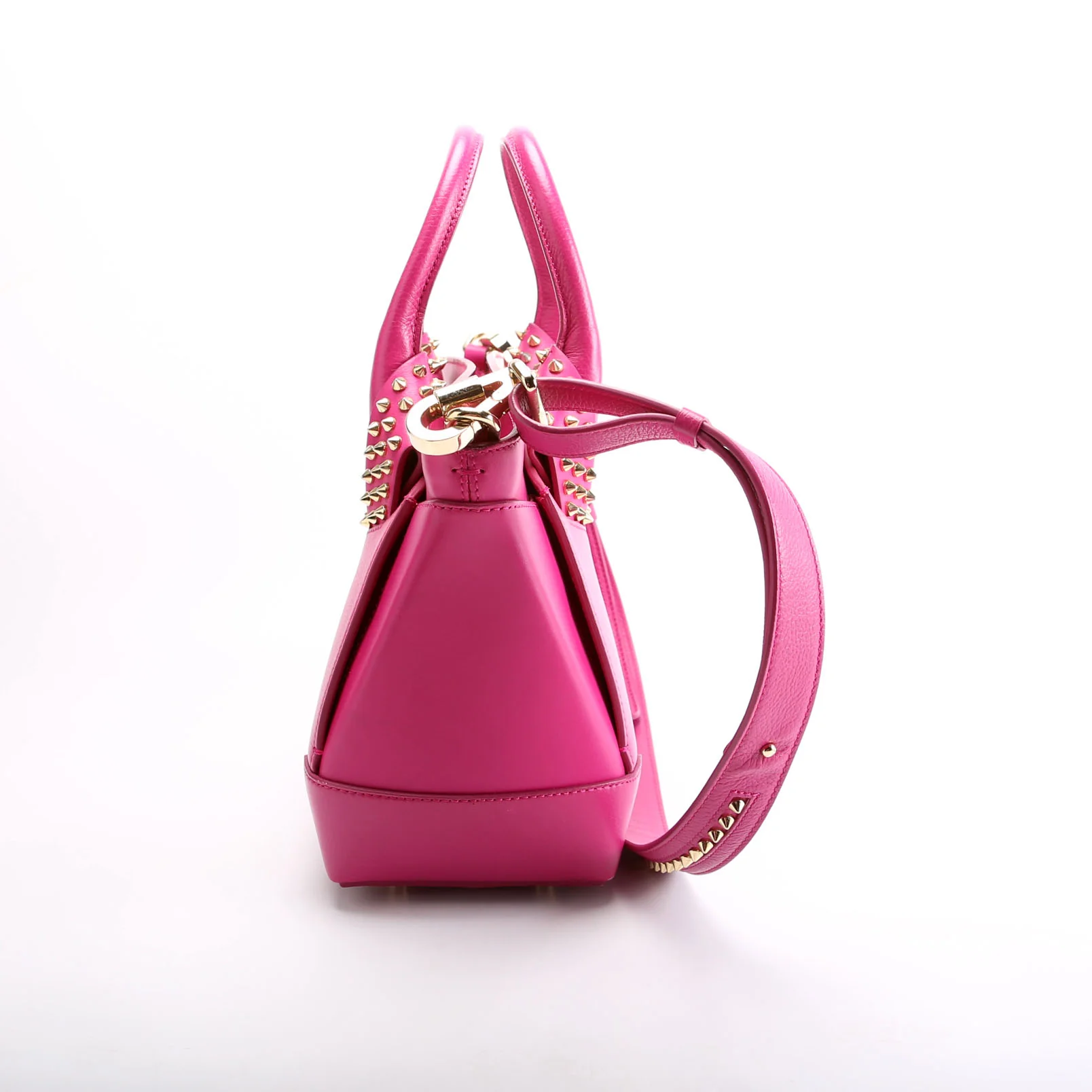 Eloise Spike Calfskin Small Satchel - Image 4