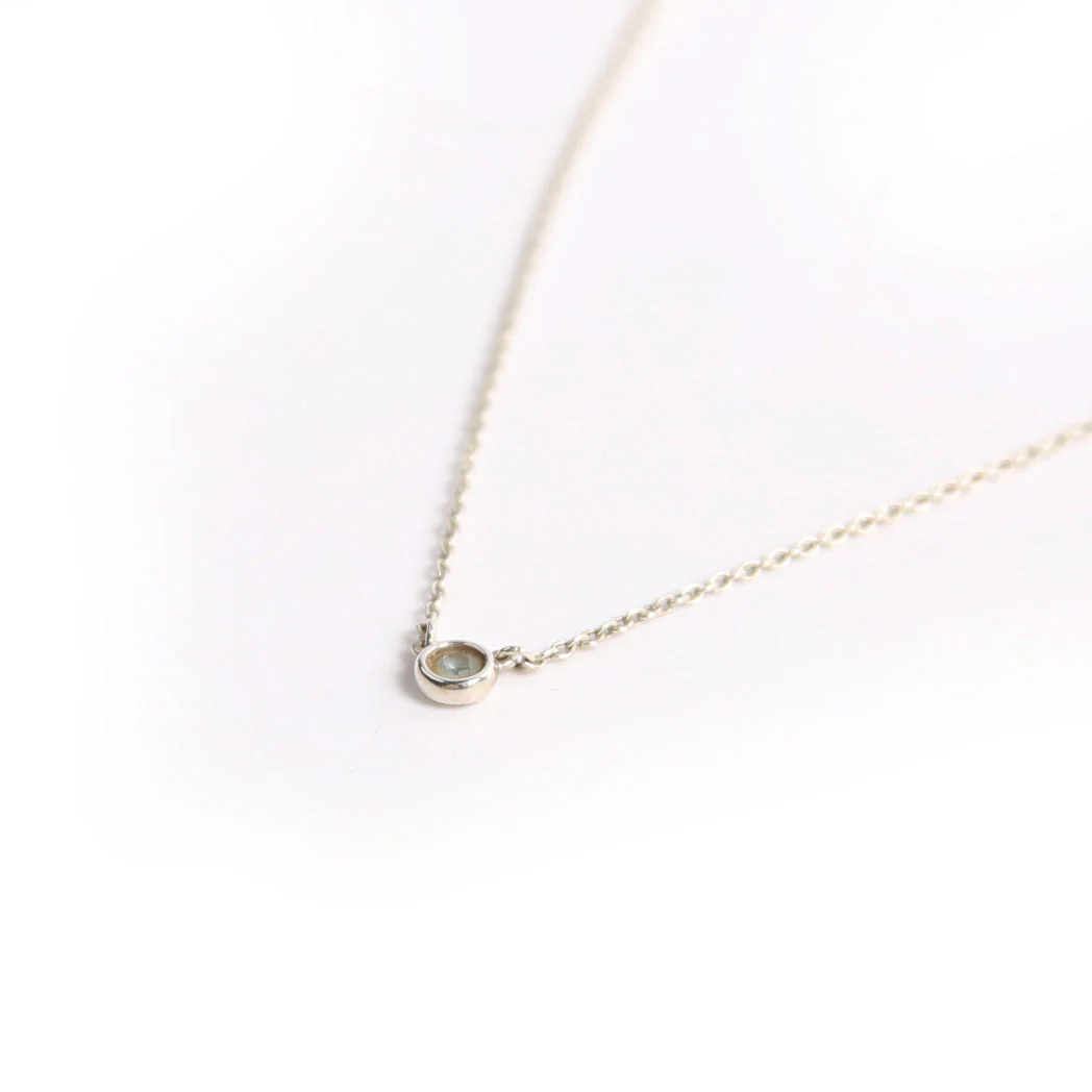 Elsa Peretti Color By The Yard Necklace 925/Aquamarine - Image 4