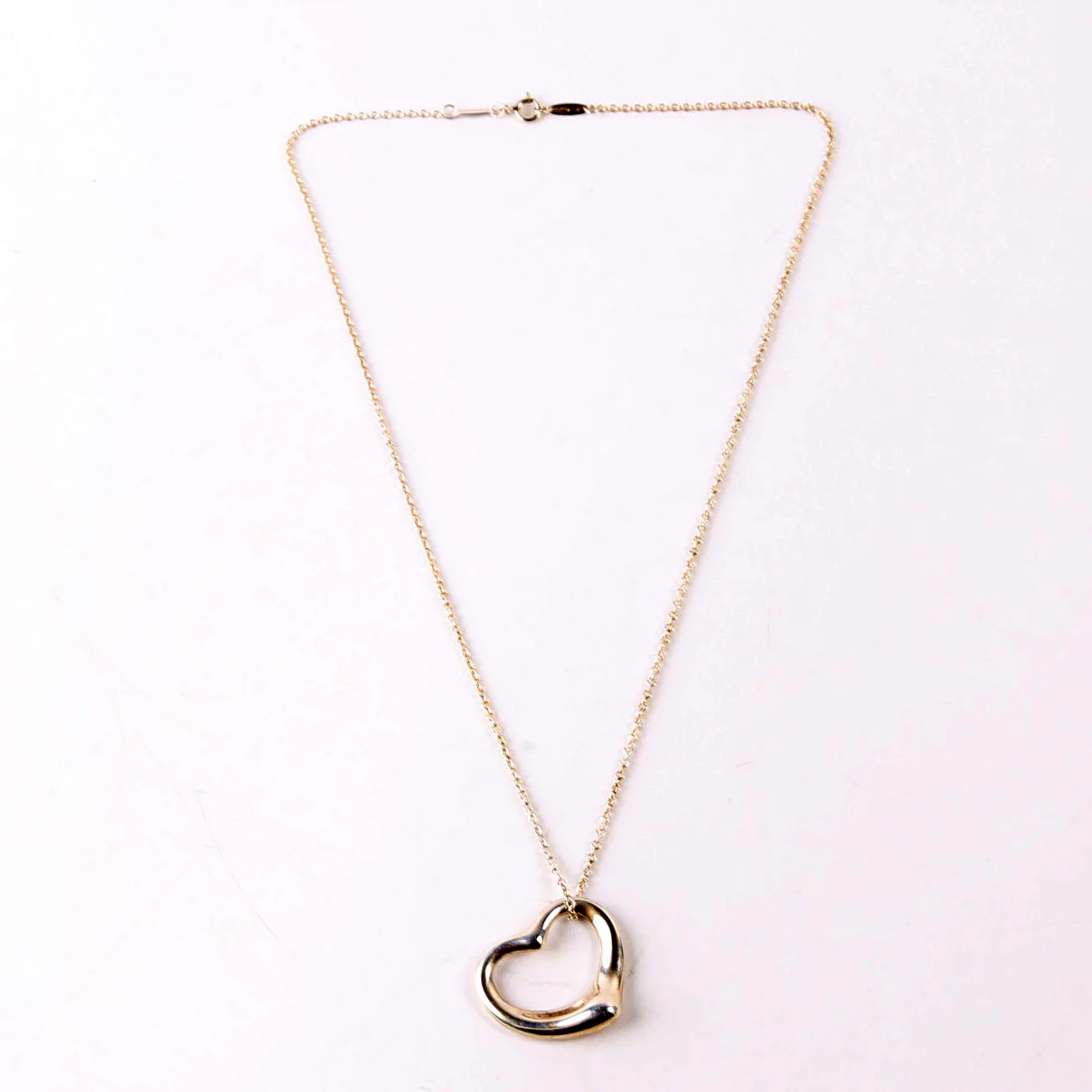 Elsa Peretti Open Heart Large 925 Necklace - Image 2